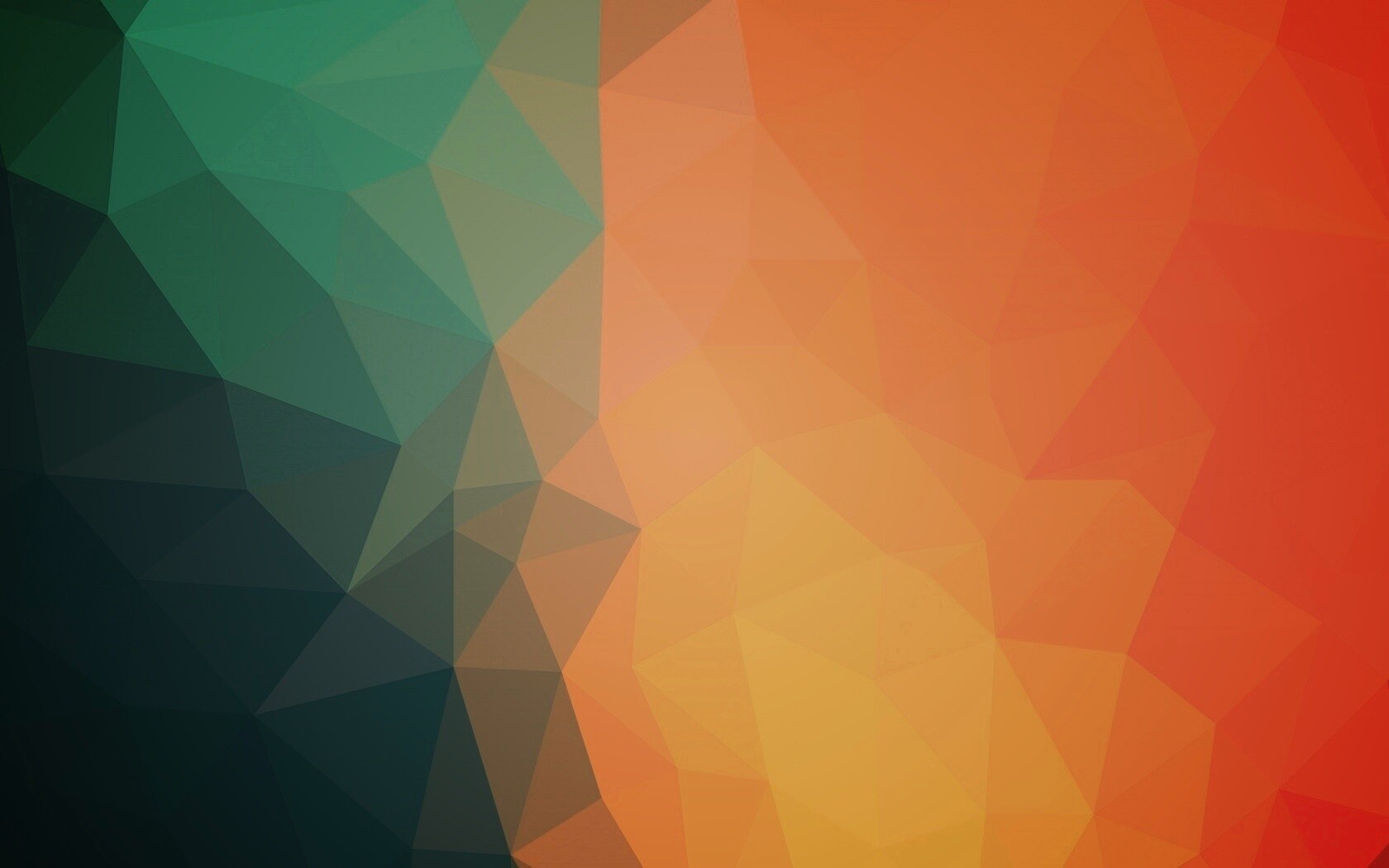 Фон с разноцветными треугольниками обои