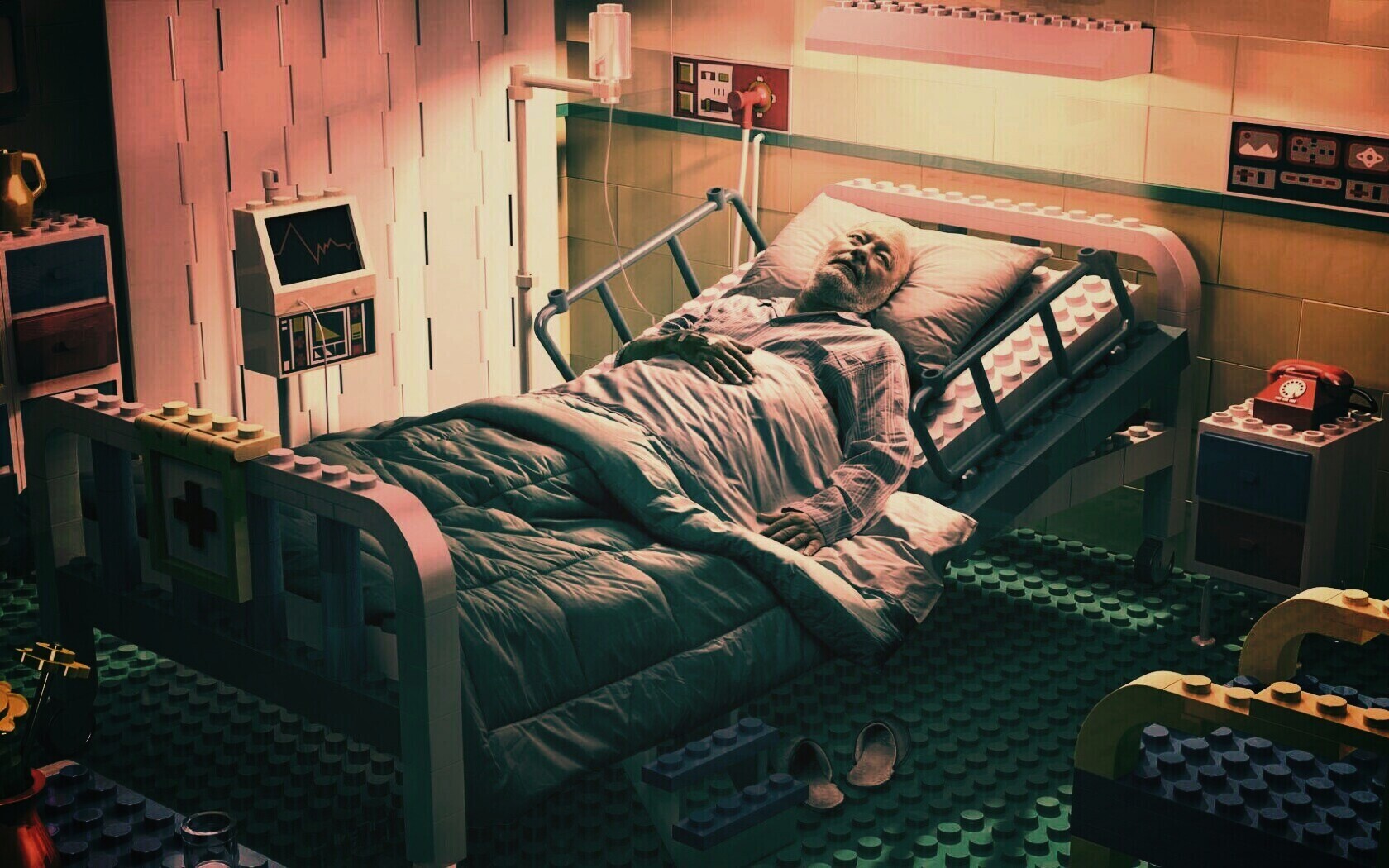 Лего больница обои