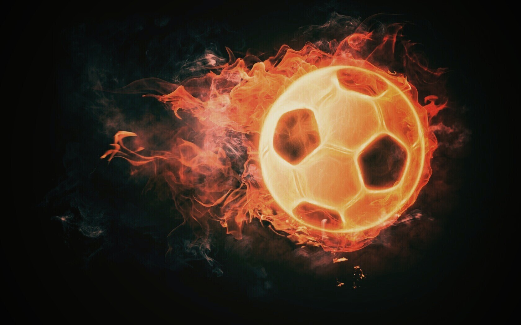 Огненный мяч обои