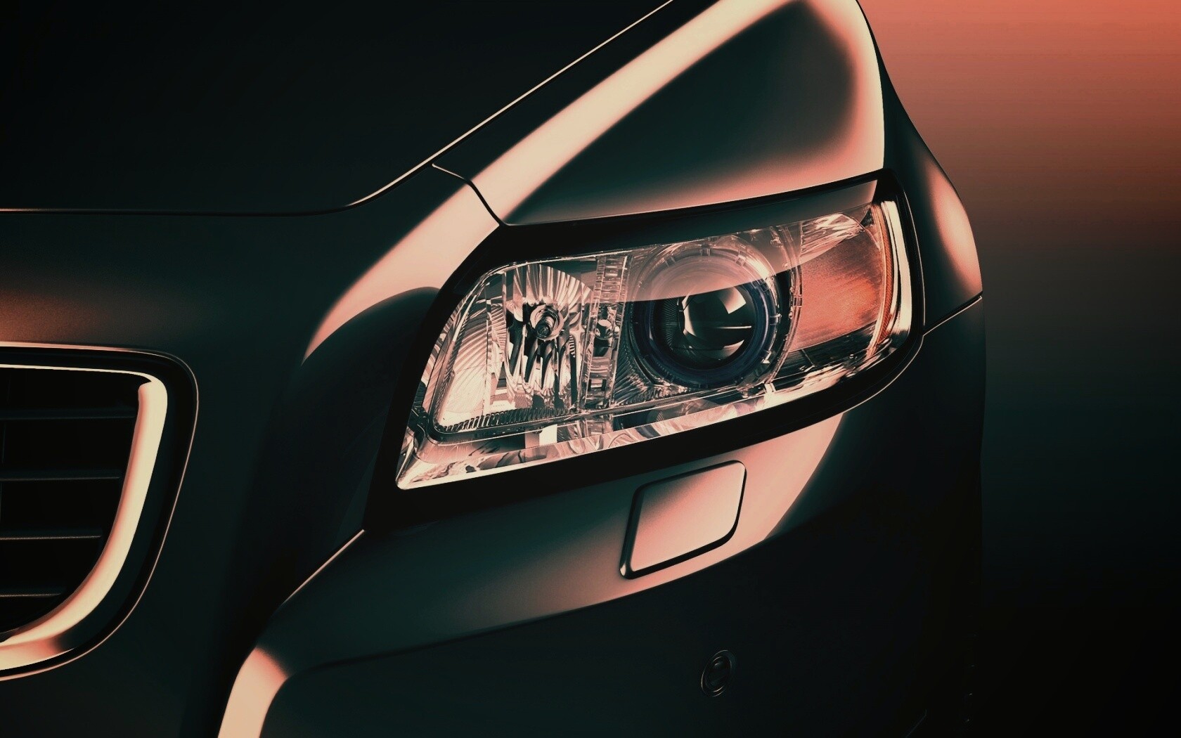 Автомобильная фара обои