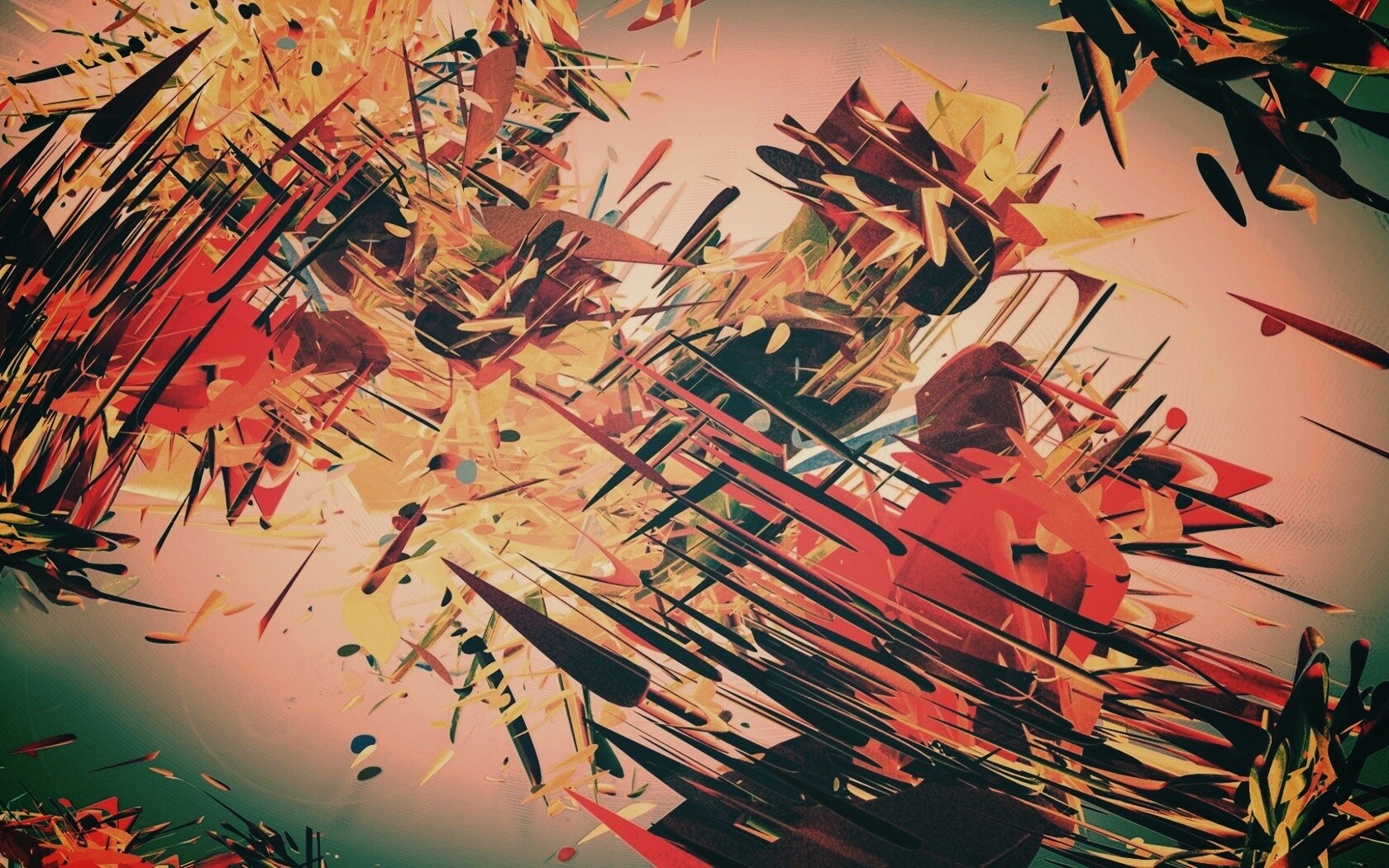 Сумасшедшая абстракция обои