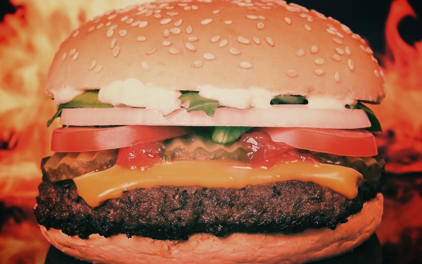 Чизбургер обои