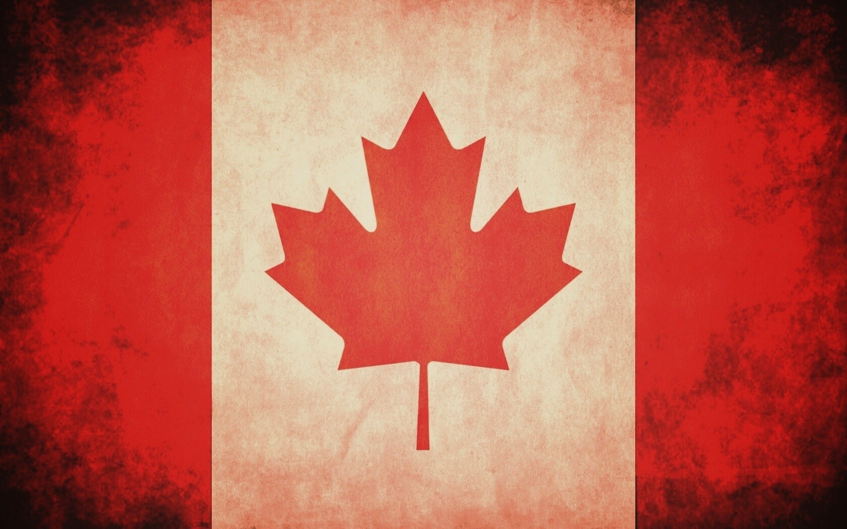 Флаг канады, кленовый лист обои