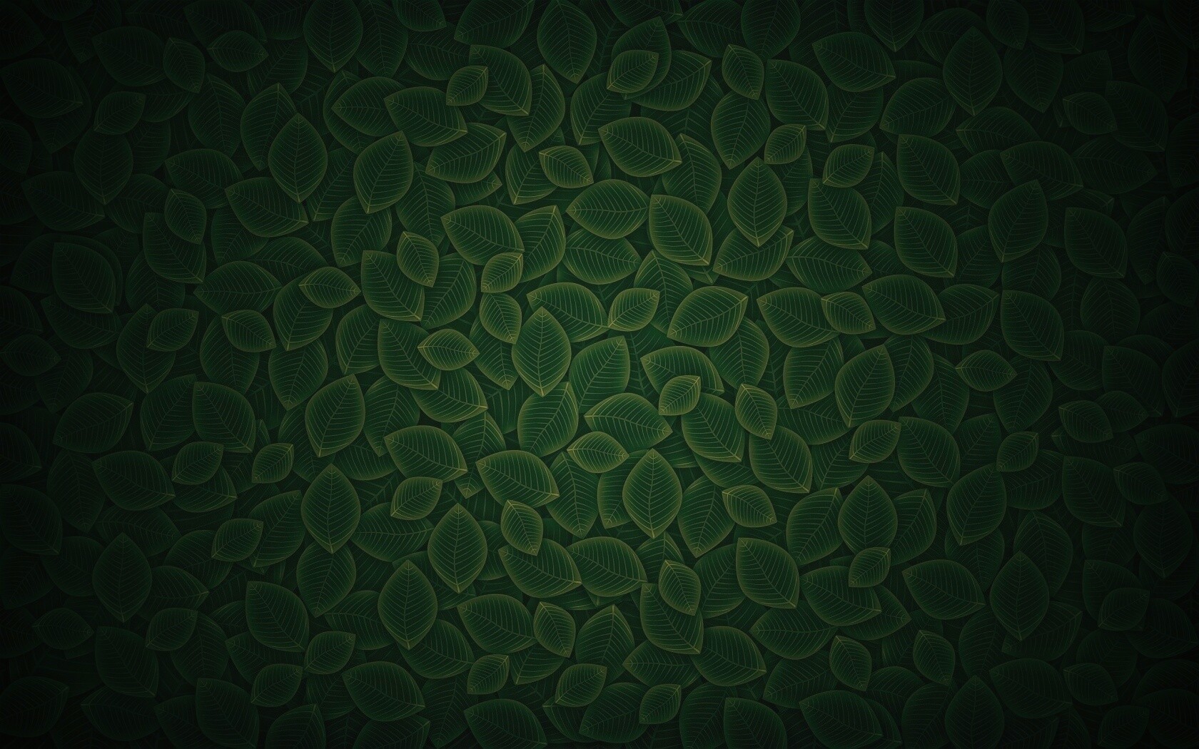 Векторные зеленые листья обои