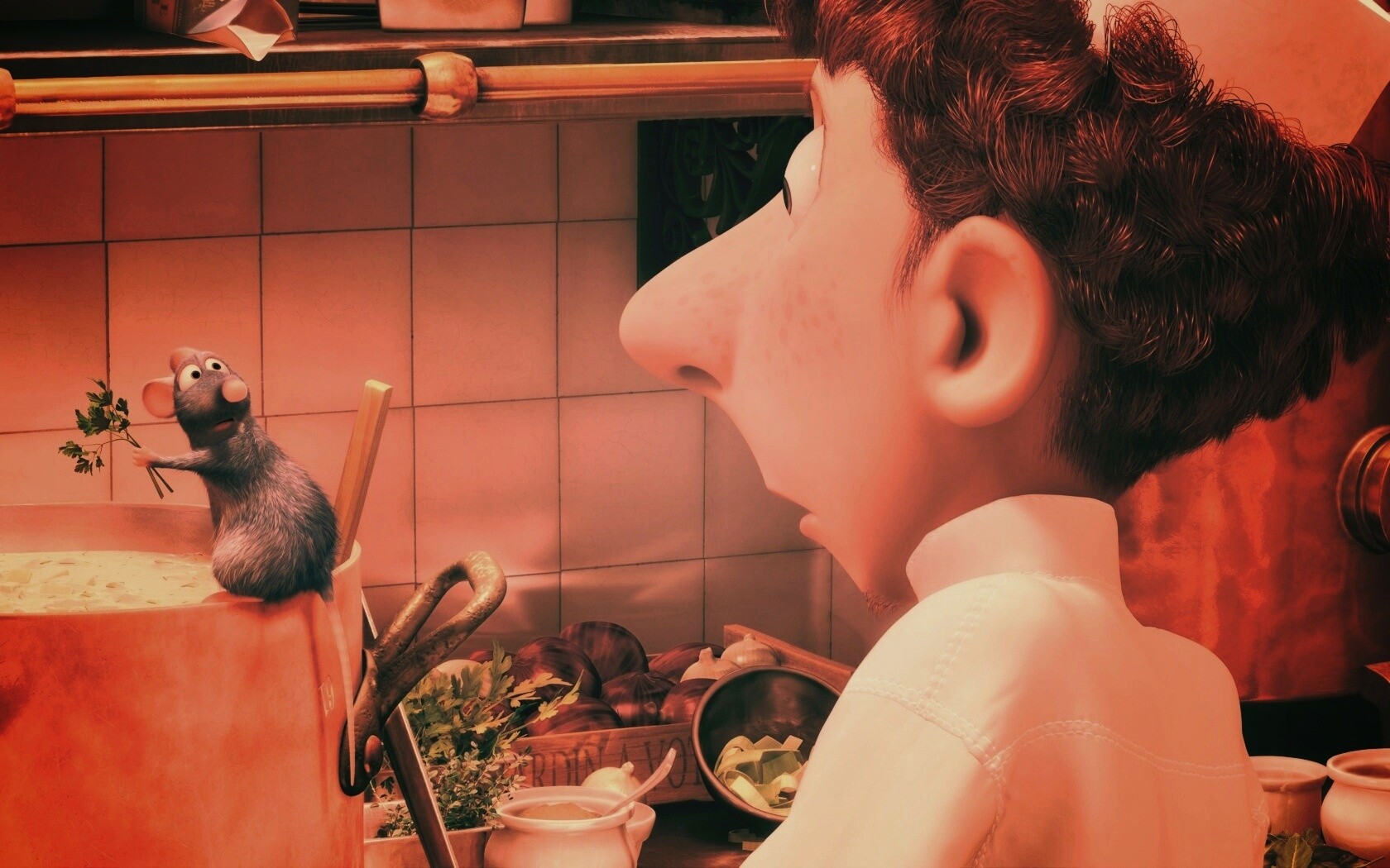 Рататуй варит суп обои