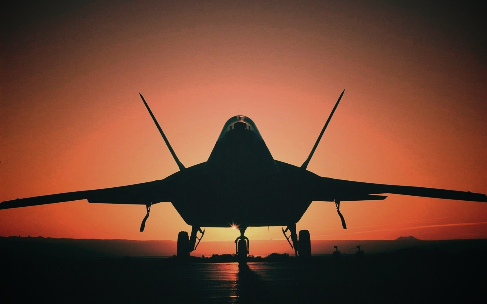 Истребитель F22 обои