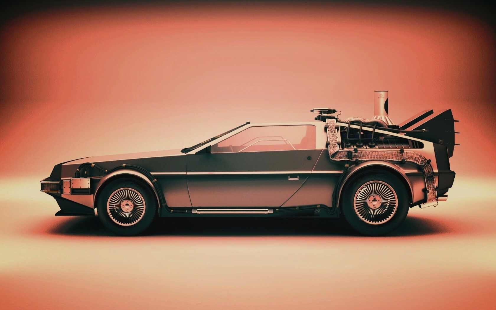 DeLorean машина времени обои