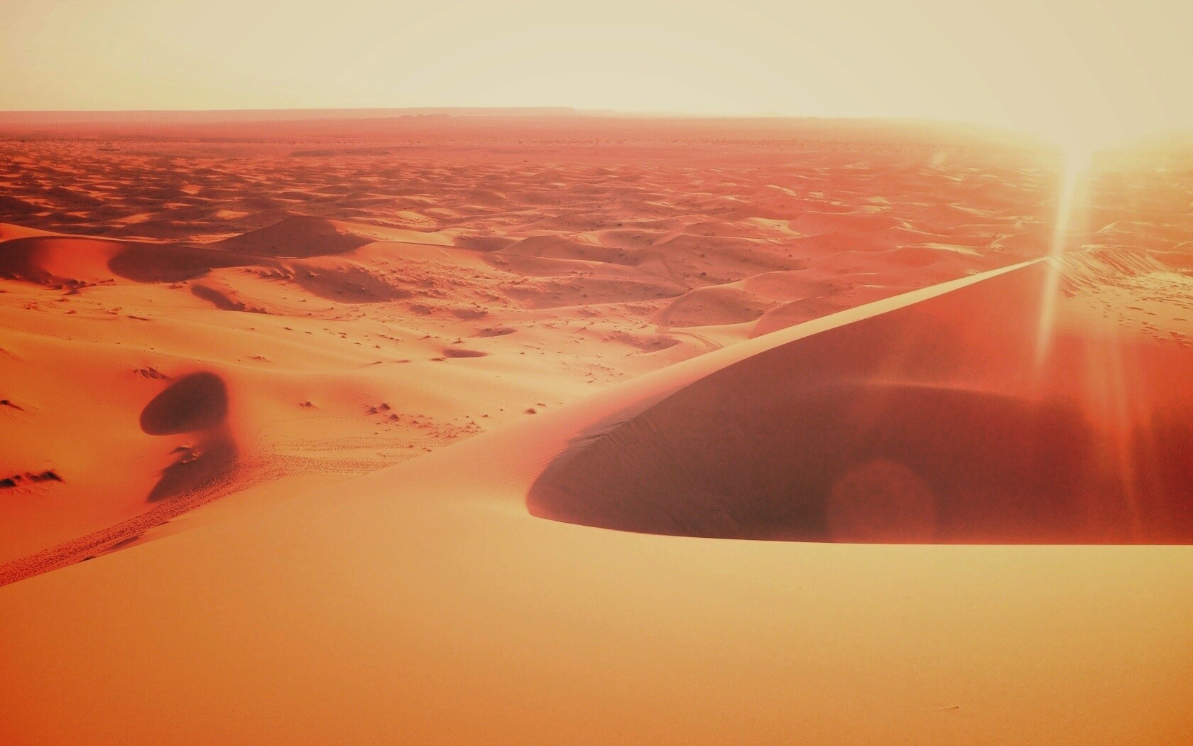Солнечная пустыня обои
