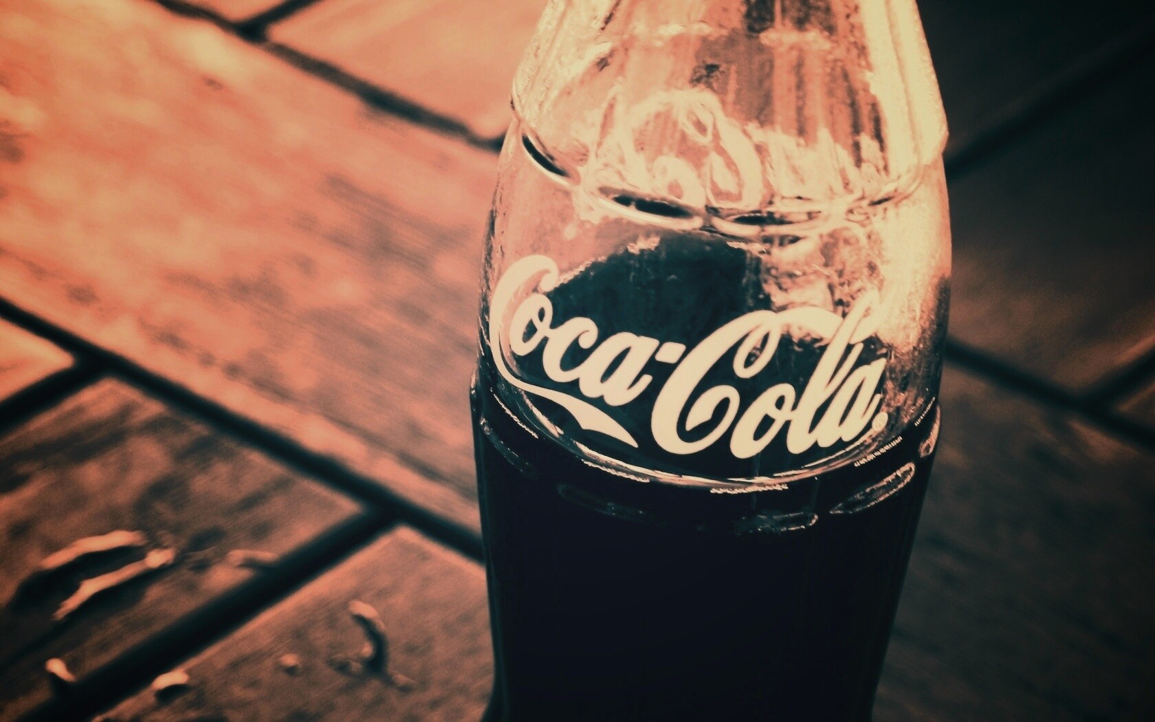 Бутылка Coca-Cola обои