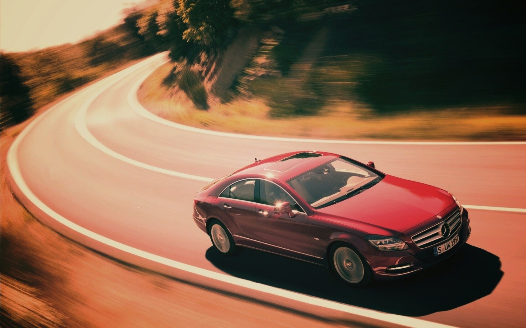 Mercedes CLS 550 обои