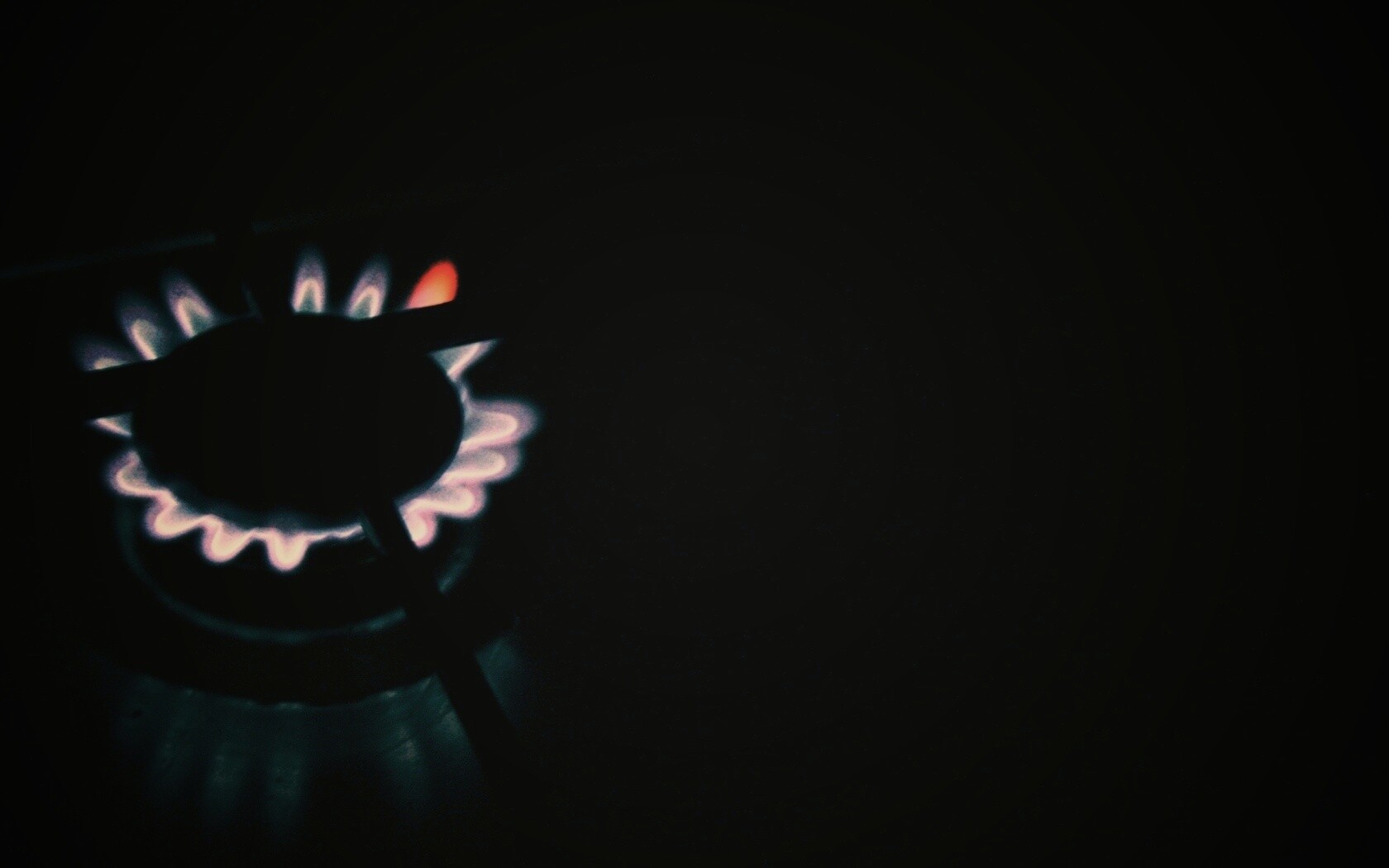 Огонь газовой горелки обои