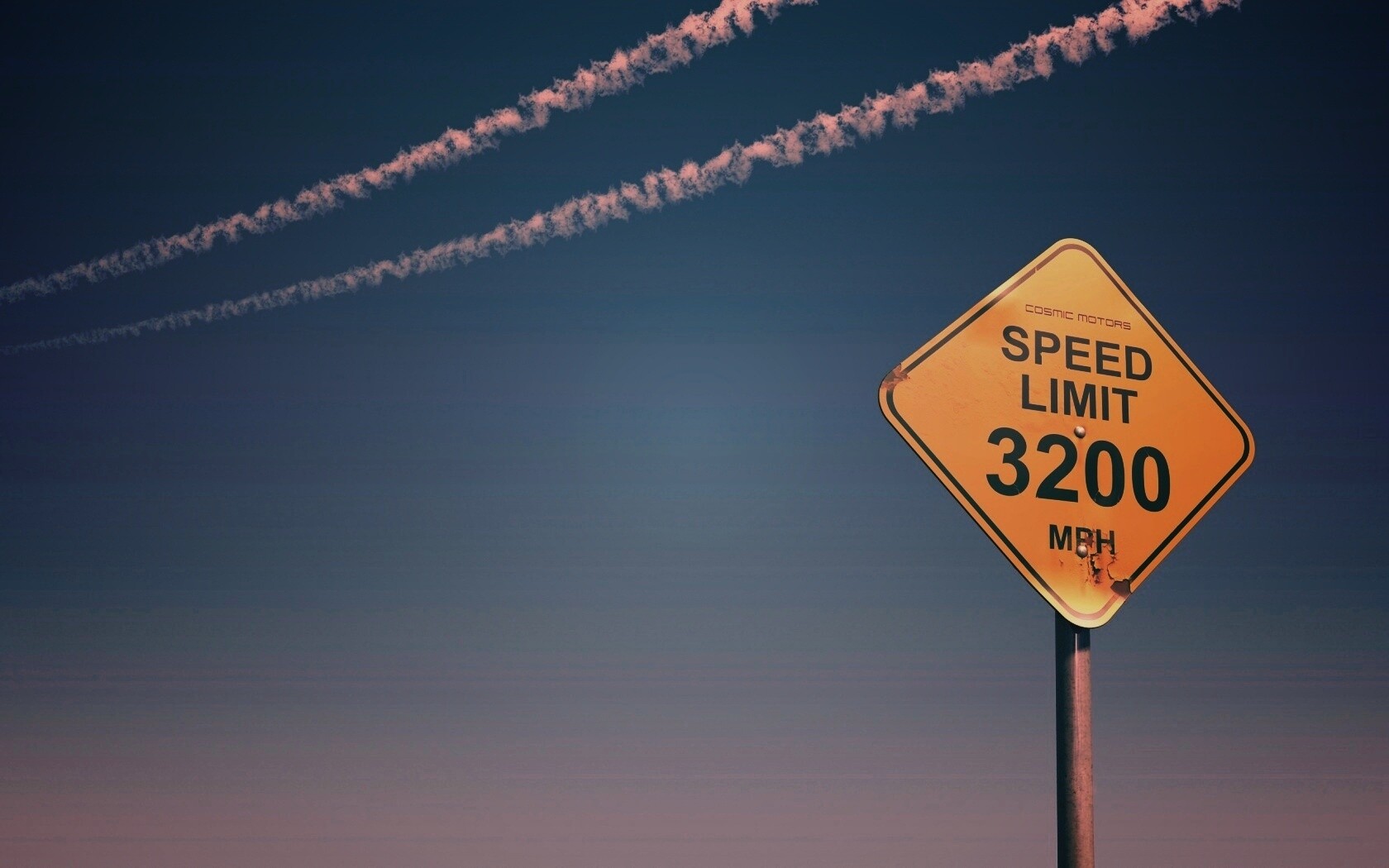 Знак ограничения скорости обои