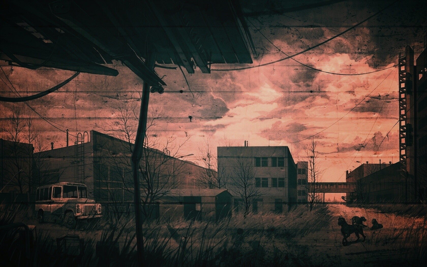 Припять из сталкера обои