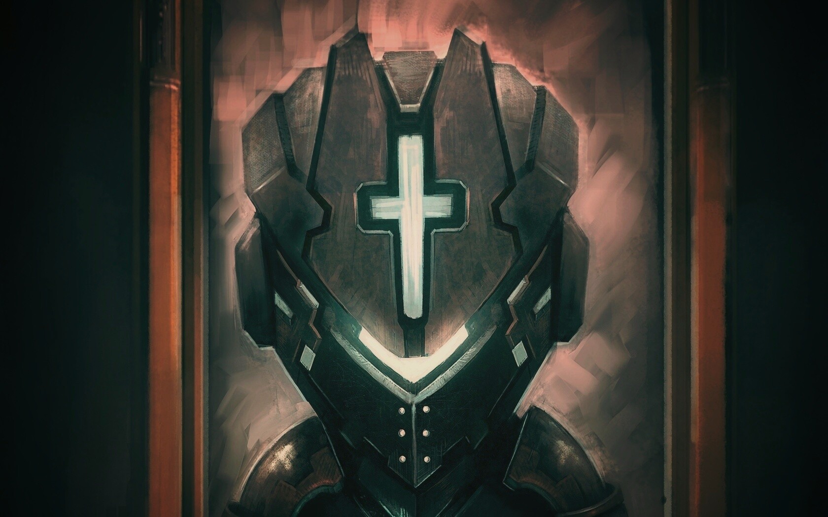 Рыцарь в стиле Dead Space обои