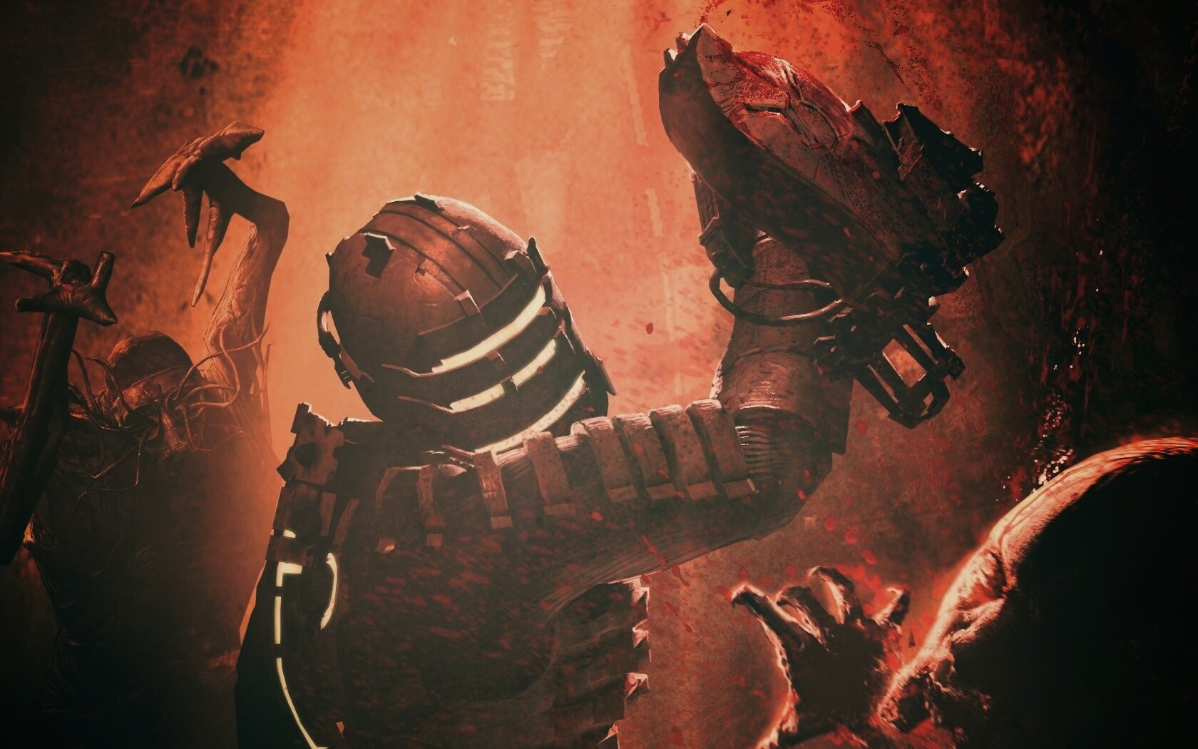 Айзек Кларк выпилил монстра обои