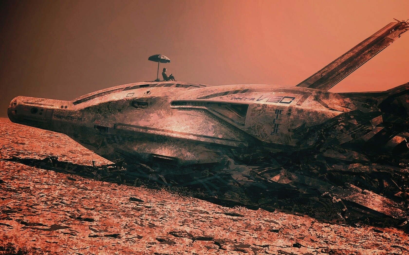 Останки корабля обои