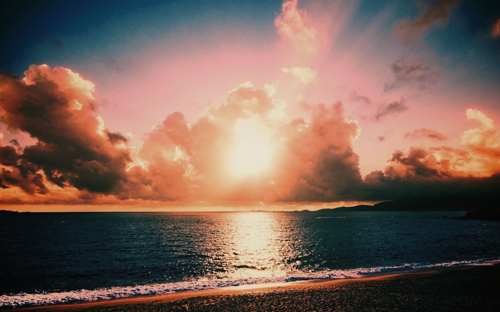 Солнечный пляж обои