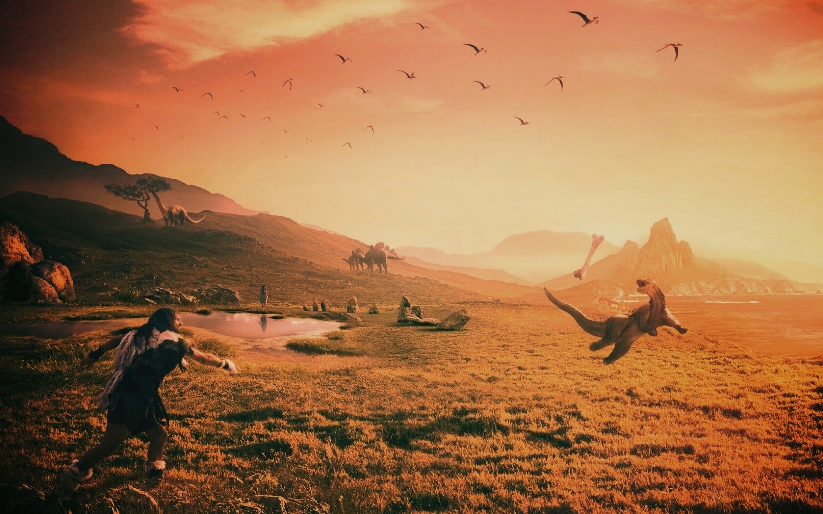 Доисторические игры обои