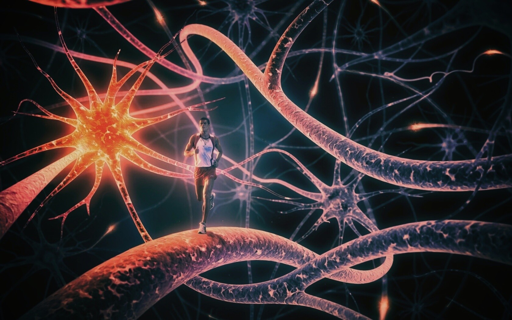 Бег мыслей обои