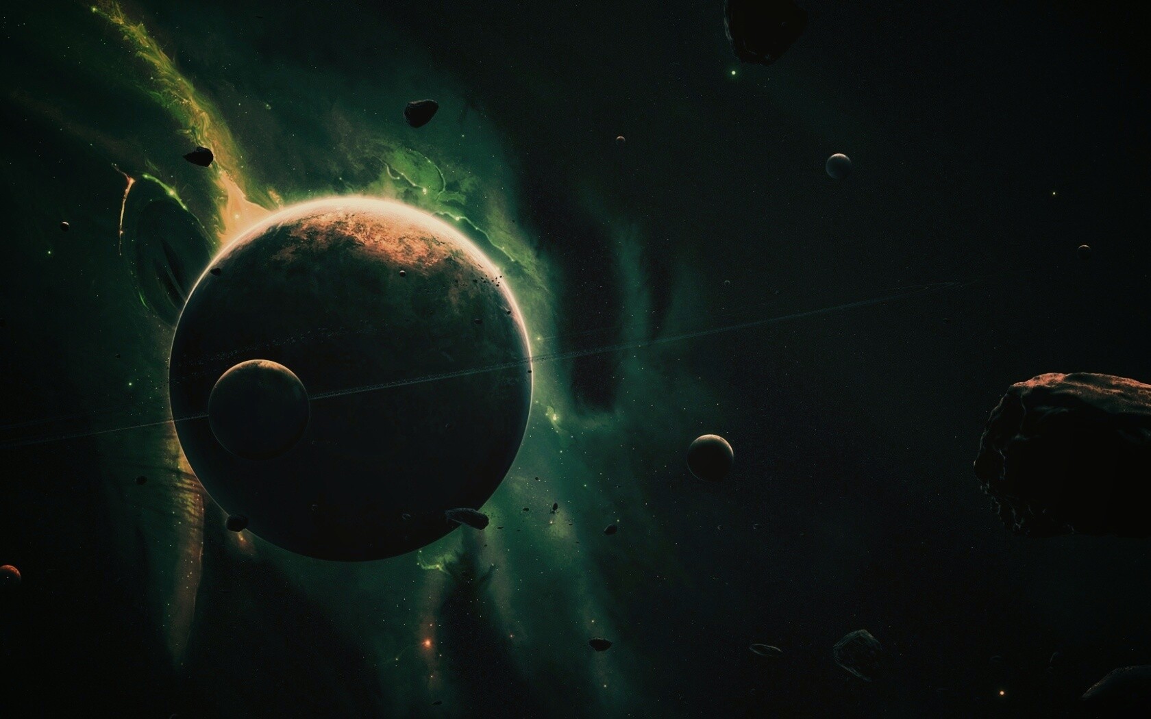 Неизвестная планета обои