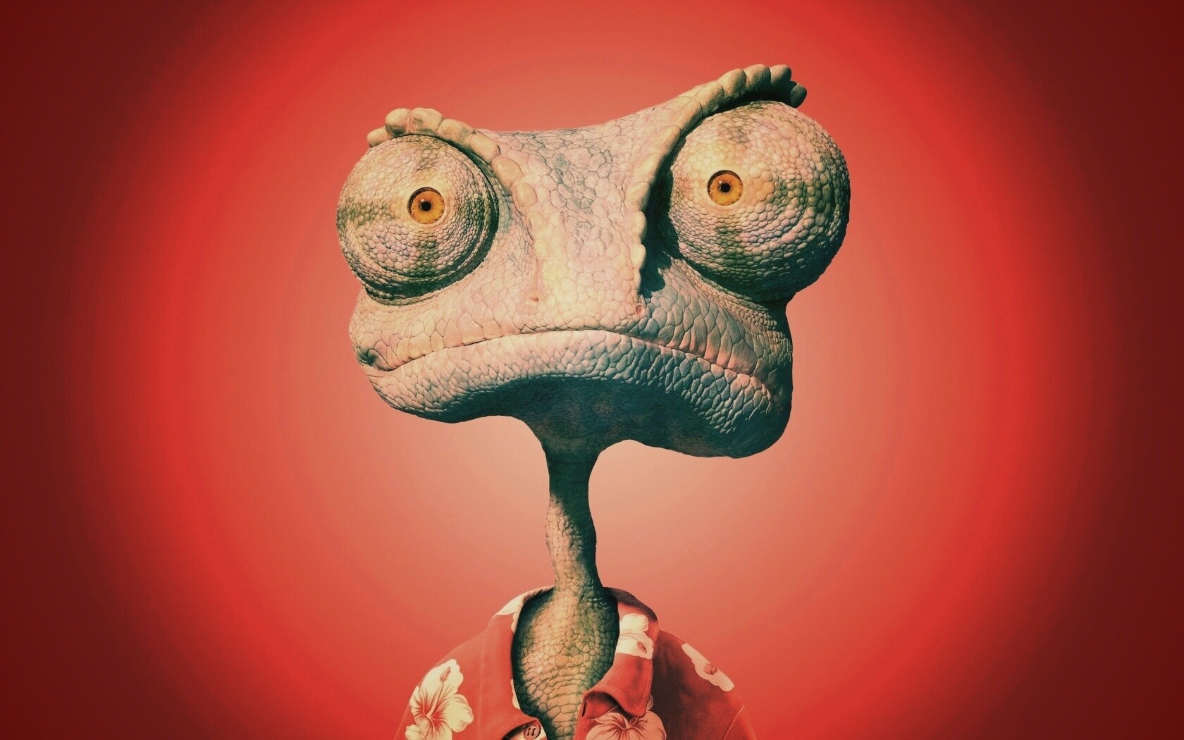 Ранго на красном фоне обои