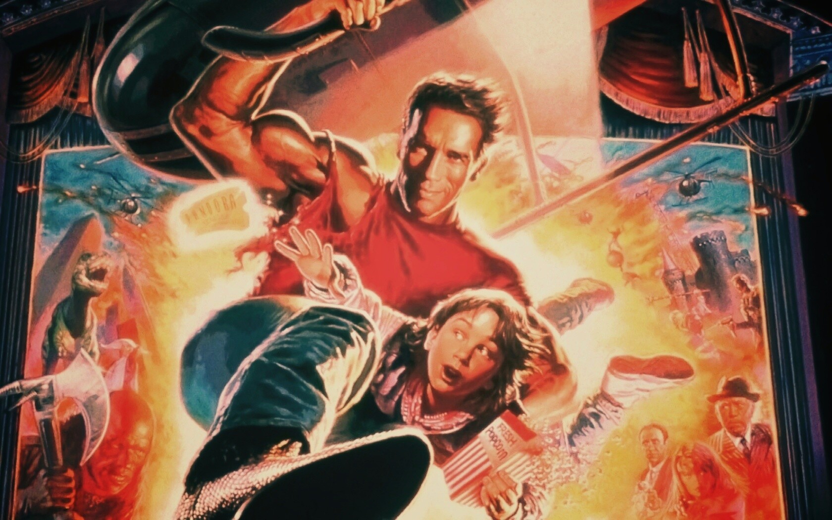 Последний герой боевика обои