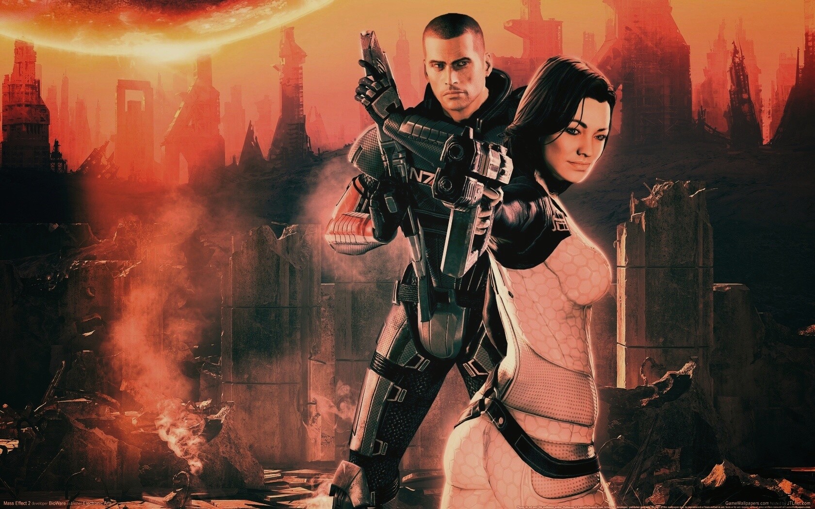 Шепард и Миранда обои