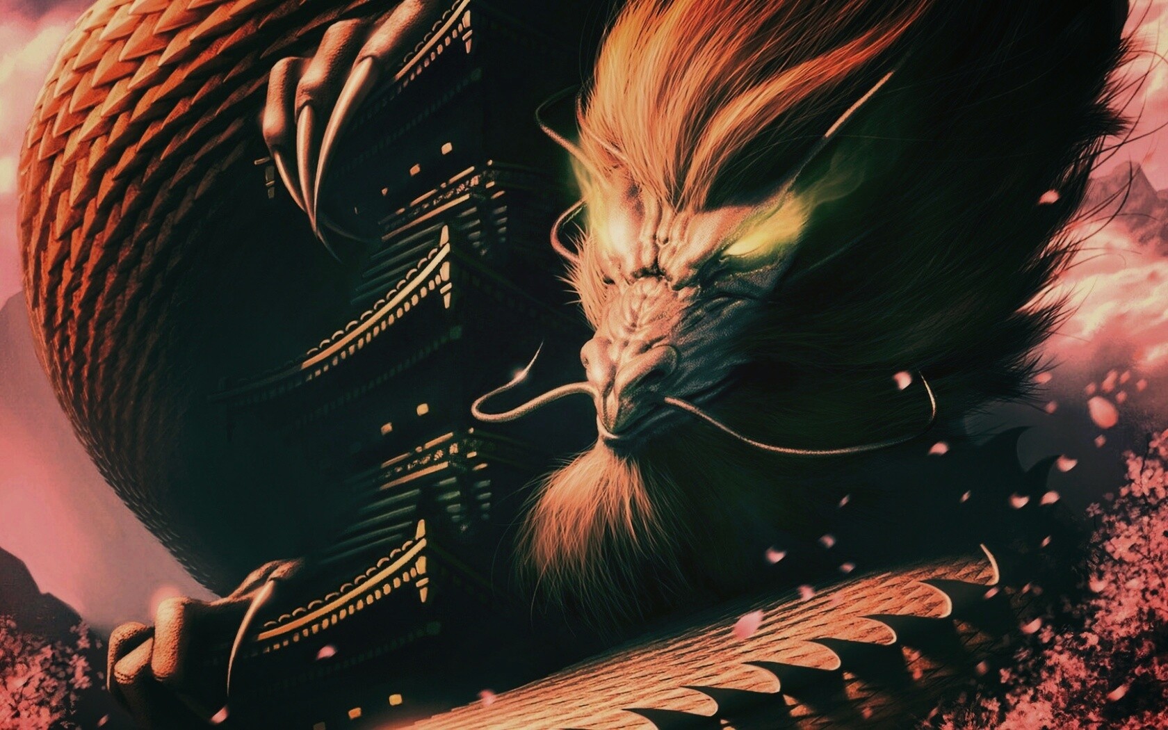 Китайский дракон обои