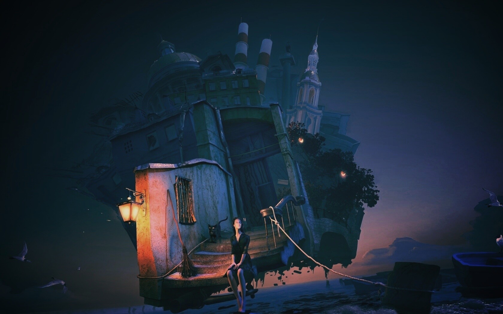 Мрачный Питер обои