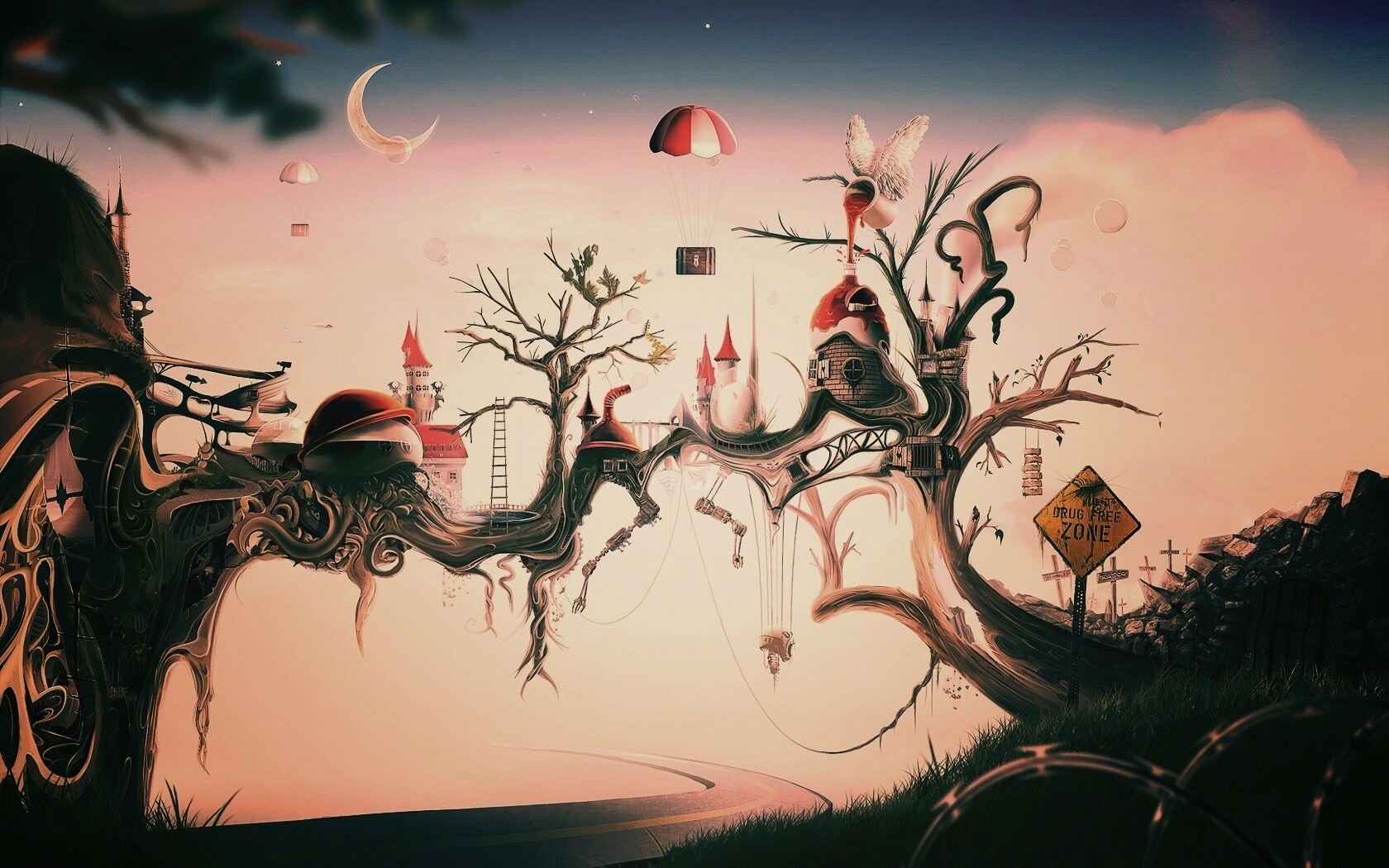 Свободная от наркотиков зона обои