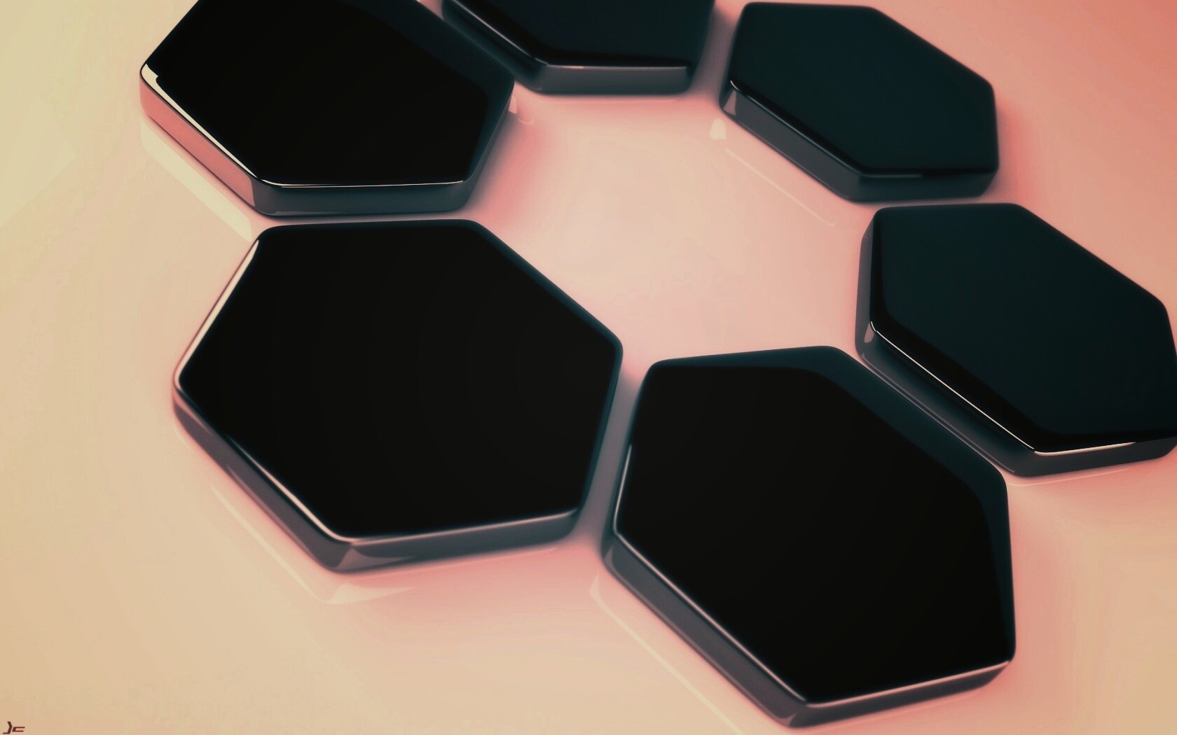 Восьмигранники обои