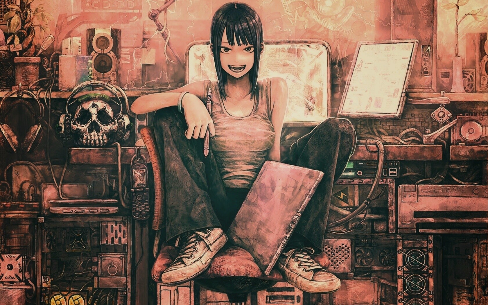 Это её территория обои