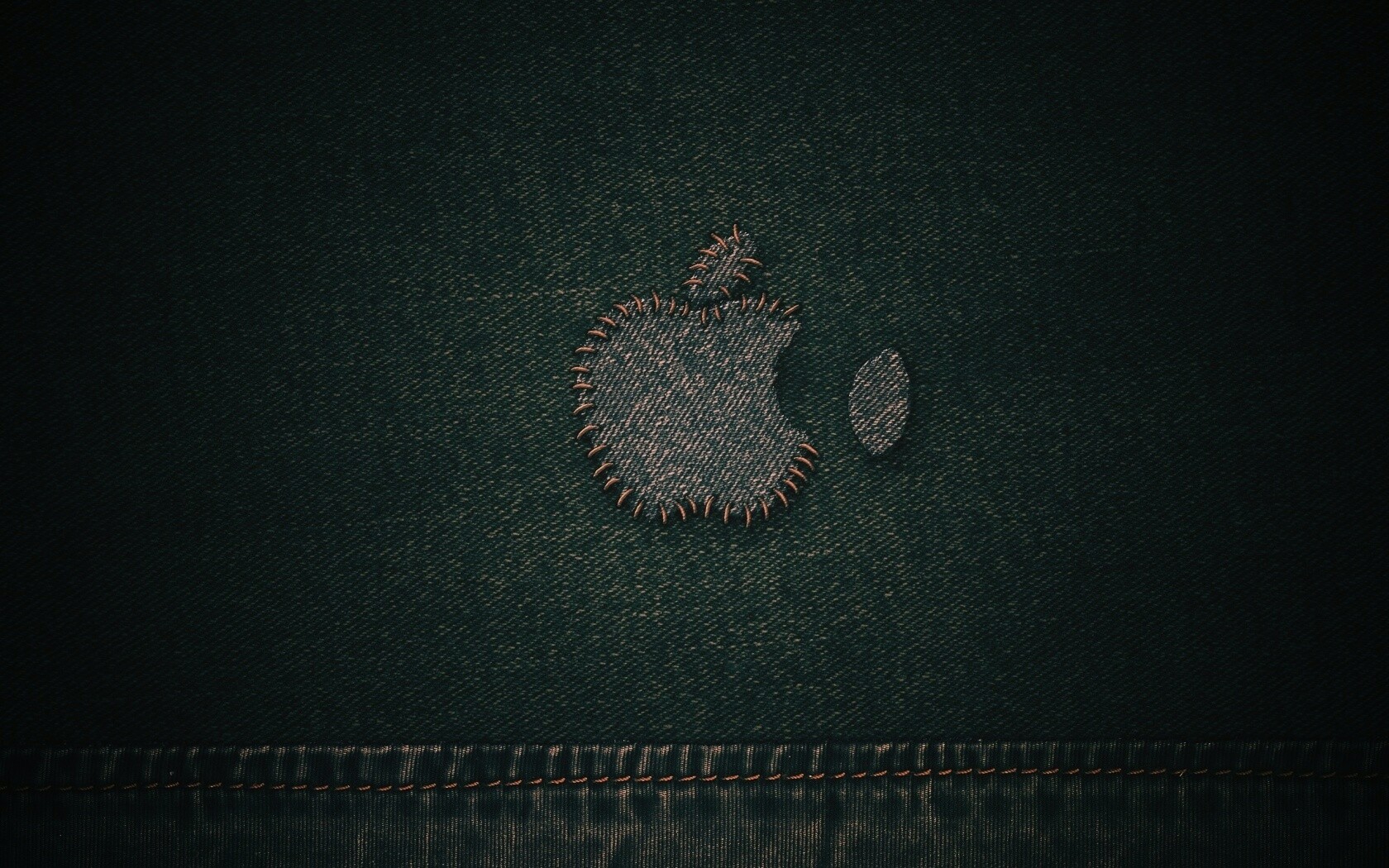 Штопанный Apple обои