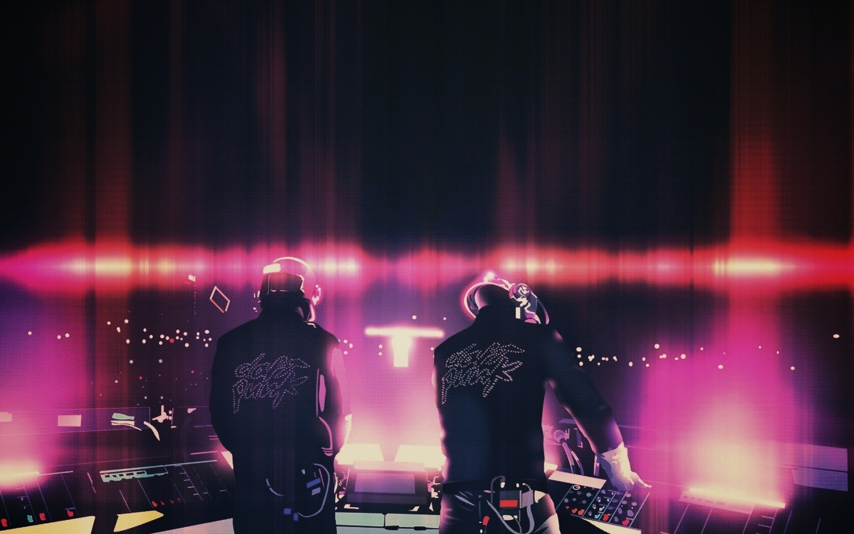 Концерт Daft Punk обои
