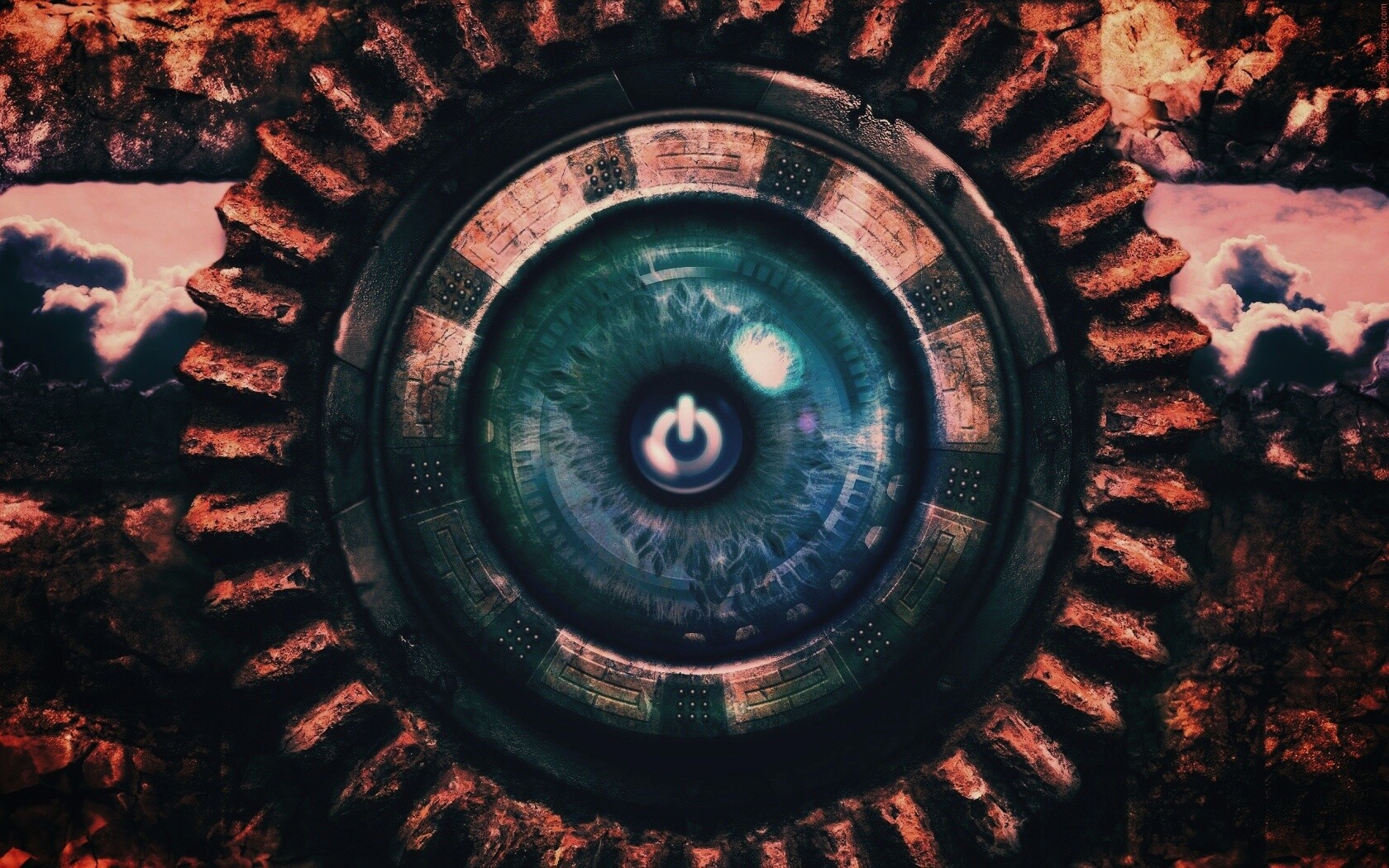 Фэнтезийная кнопка выключения обои