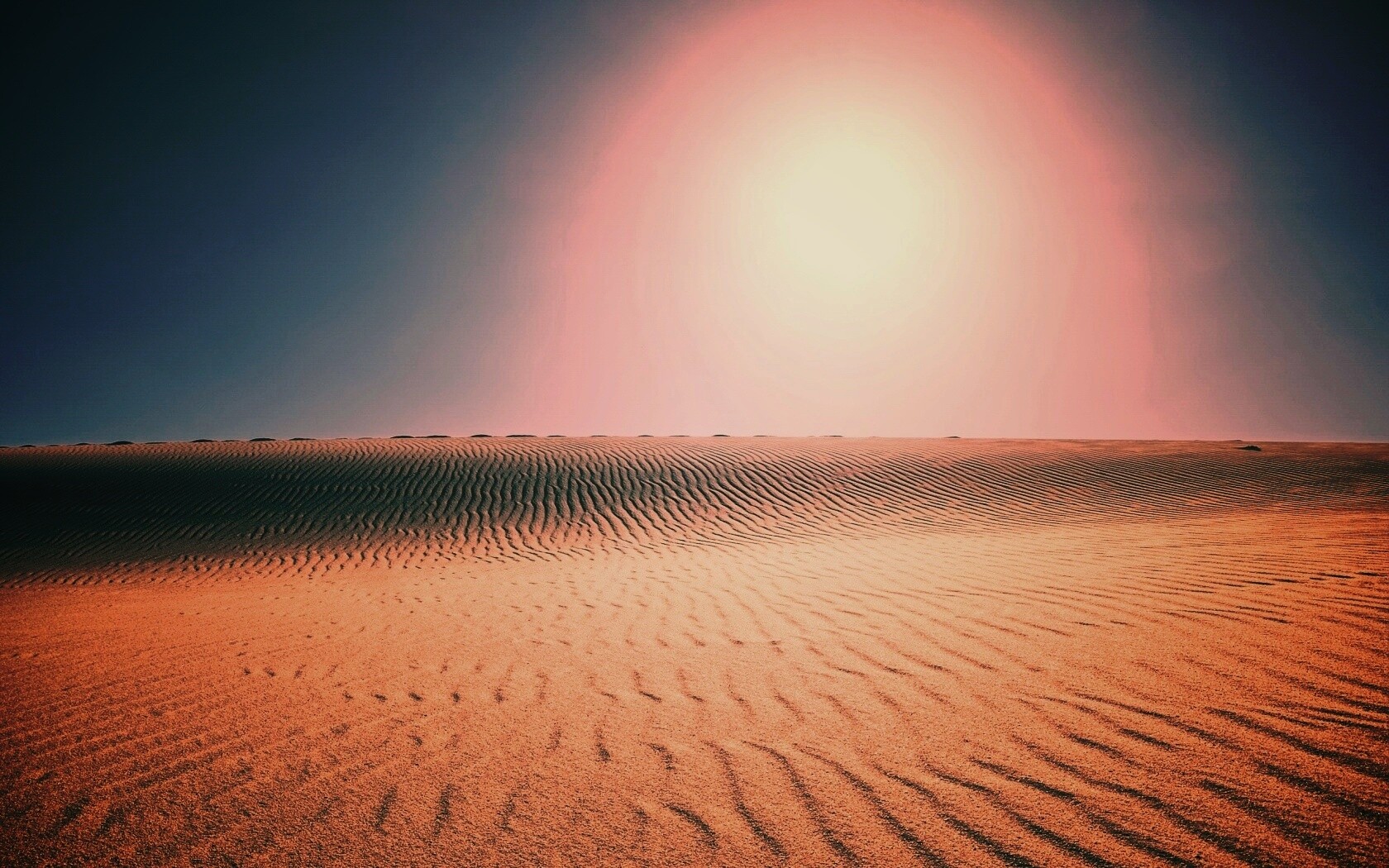 Пустыня до горизонта обои