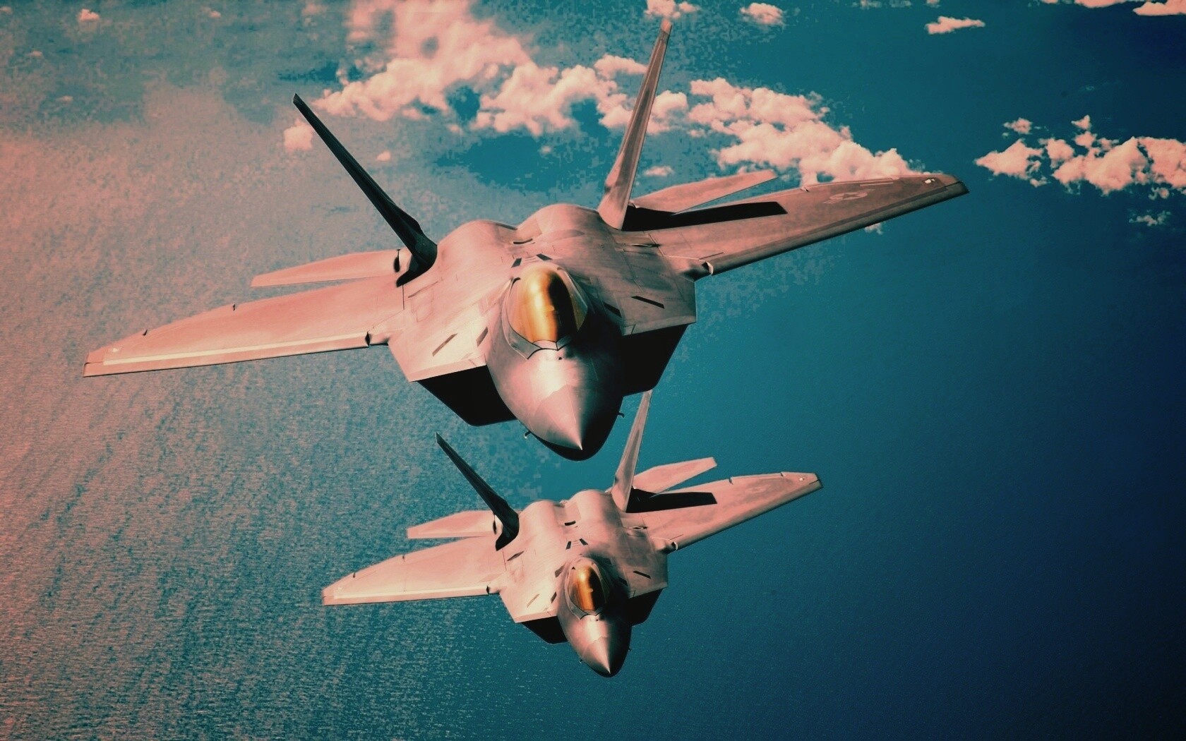 Истребители в небе обои