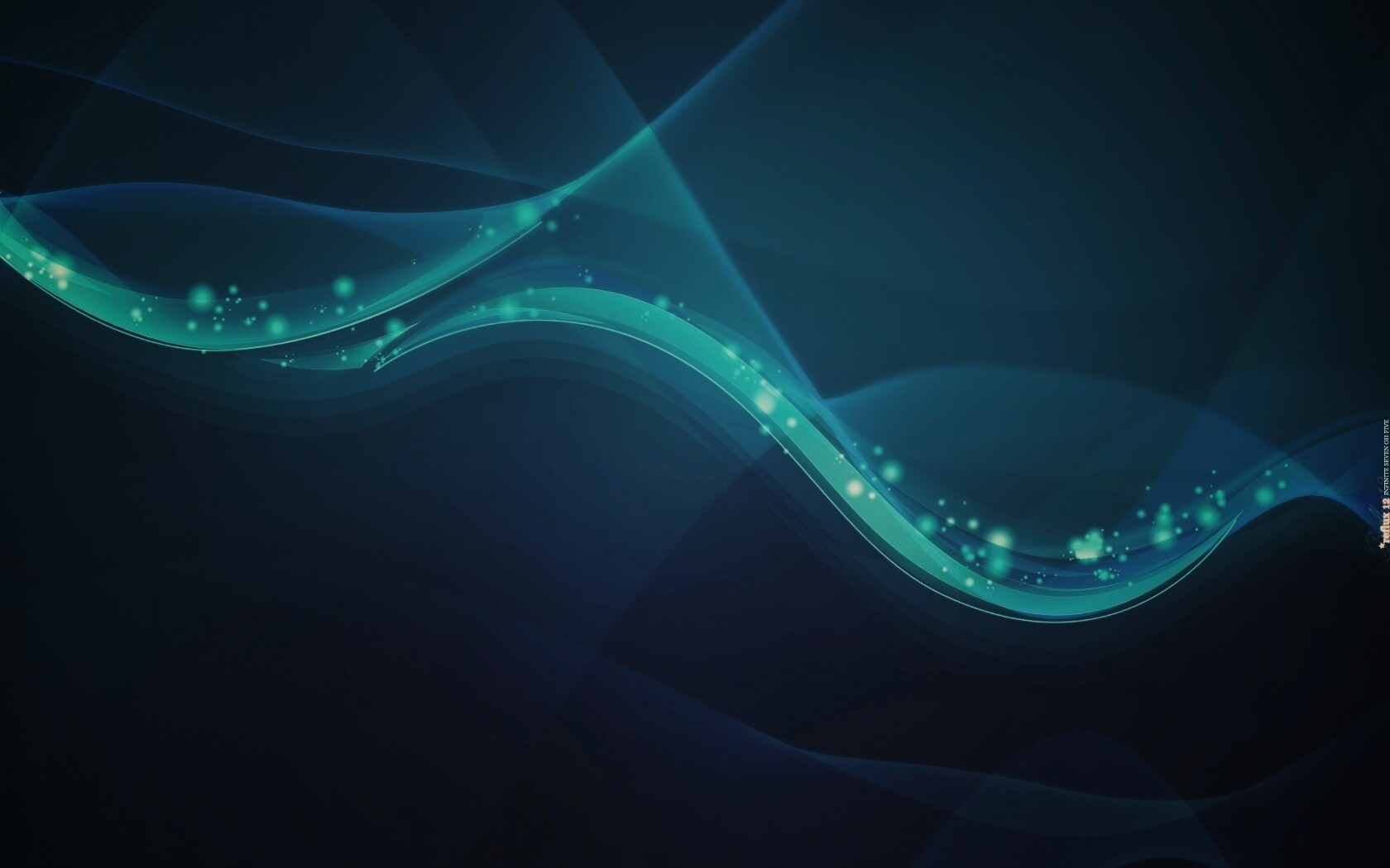 Синяя абстрактная волна обои