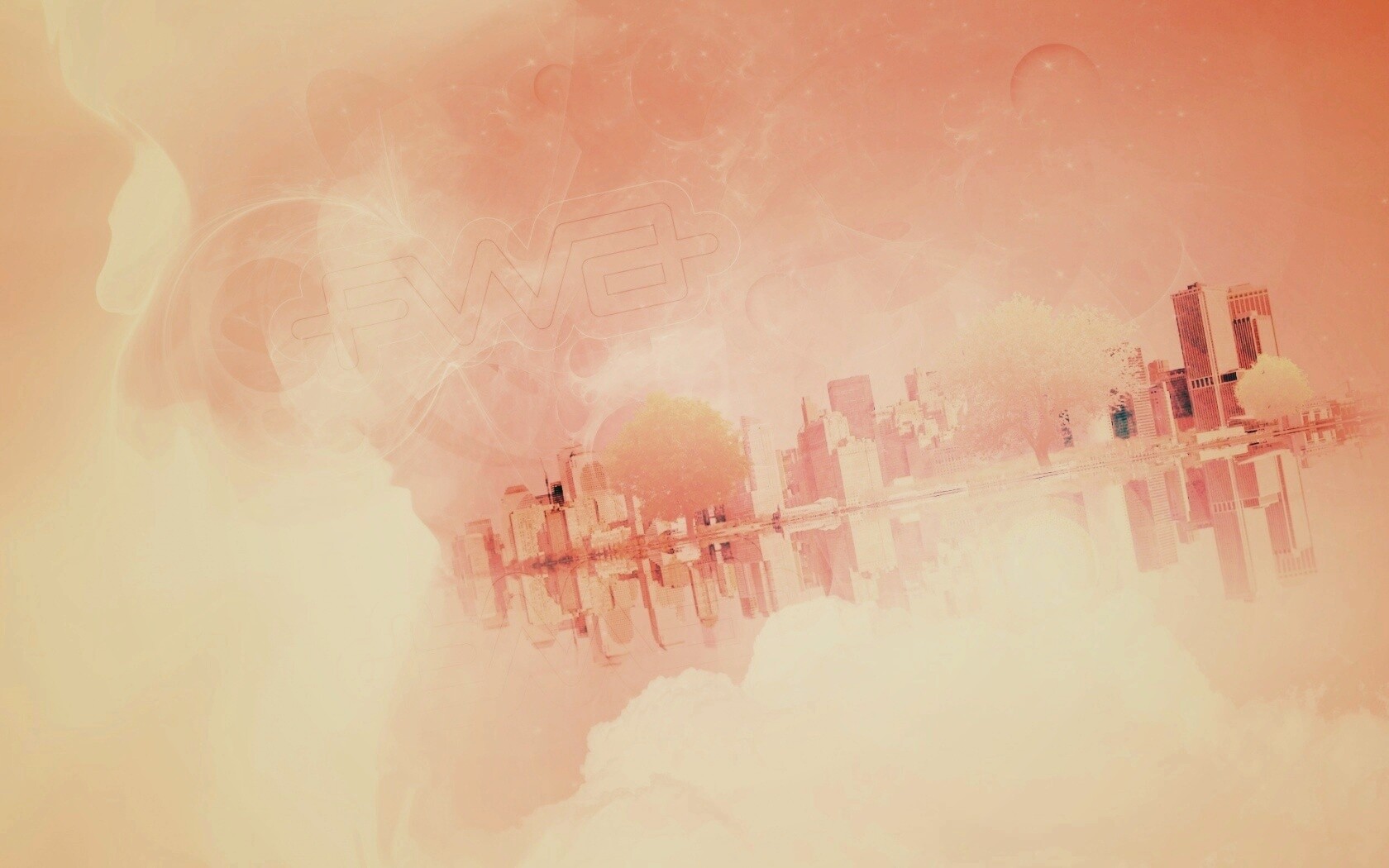 Абстрактный город обои