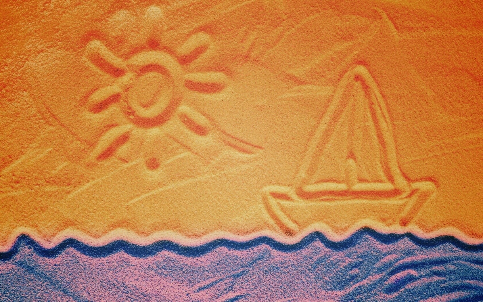 Рисунки на песке обои