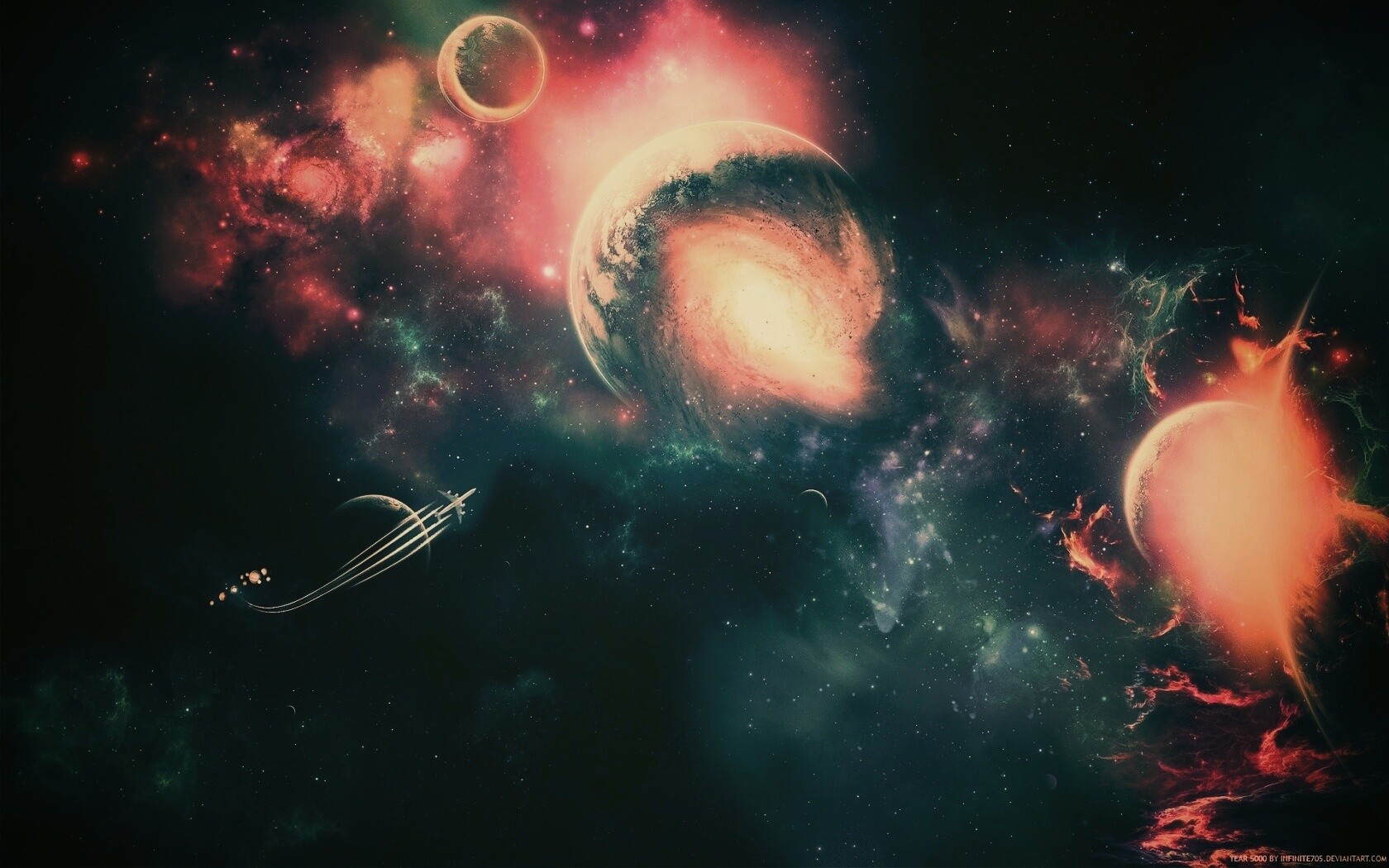 Звездный корабль обои