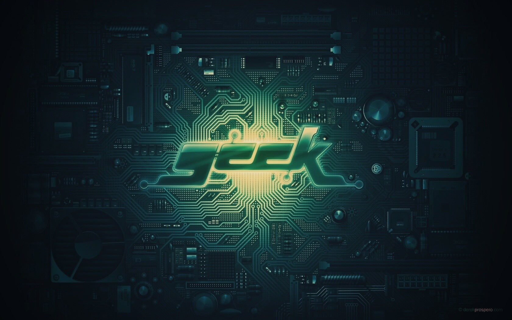 Печатная плата Geek обои