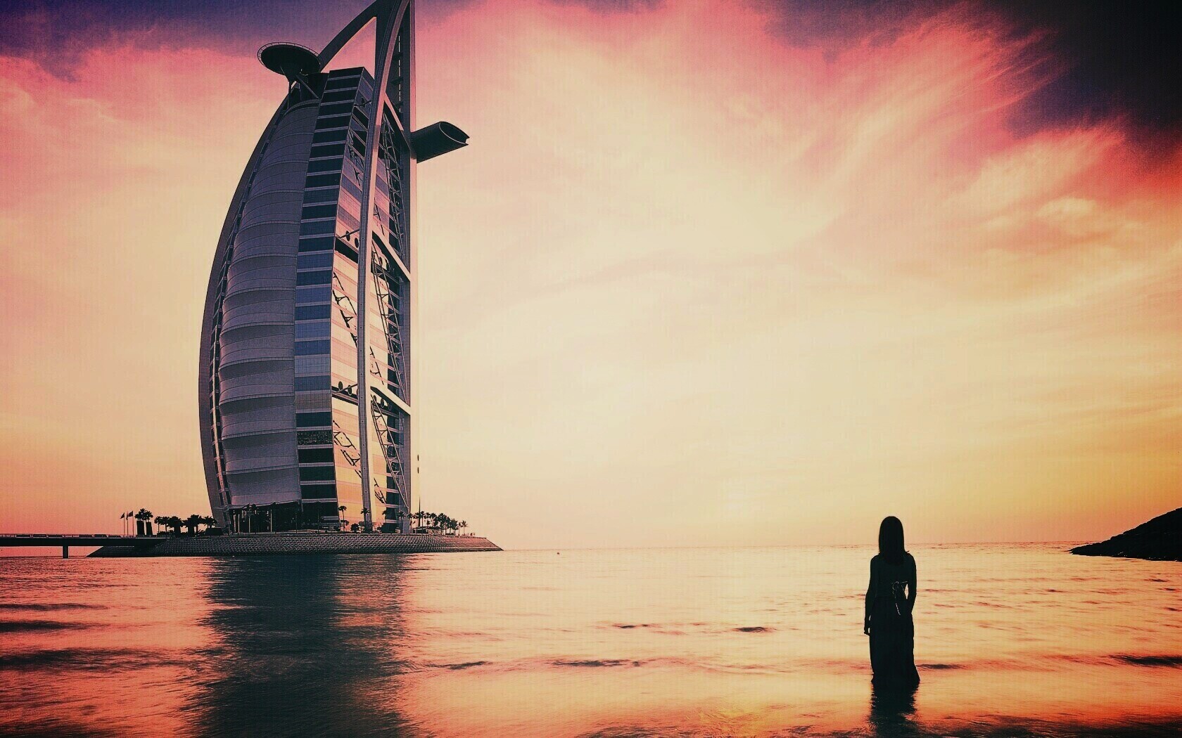 Бурдж Аль Араб в Дубае обои