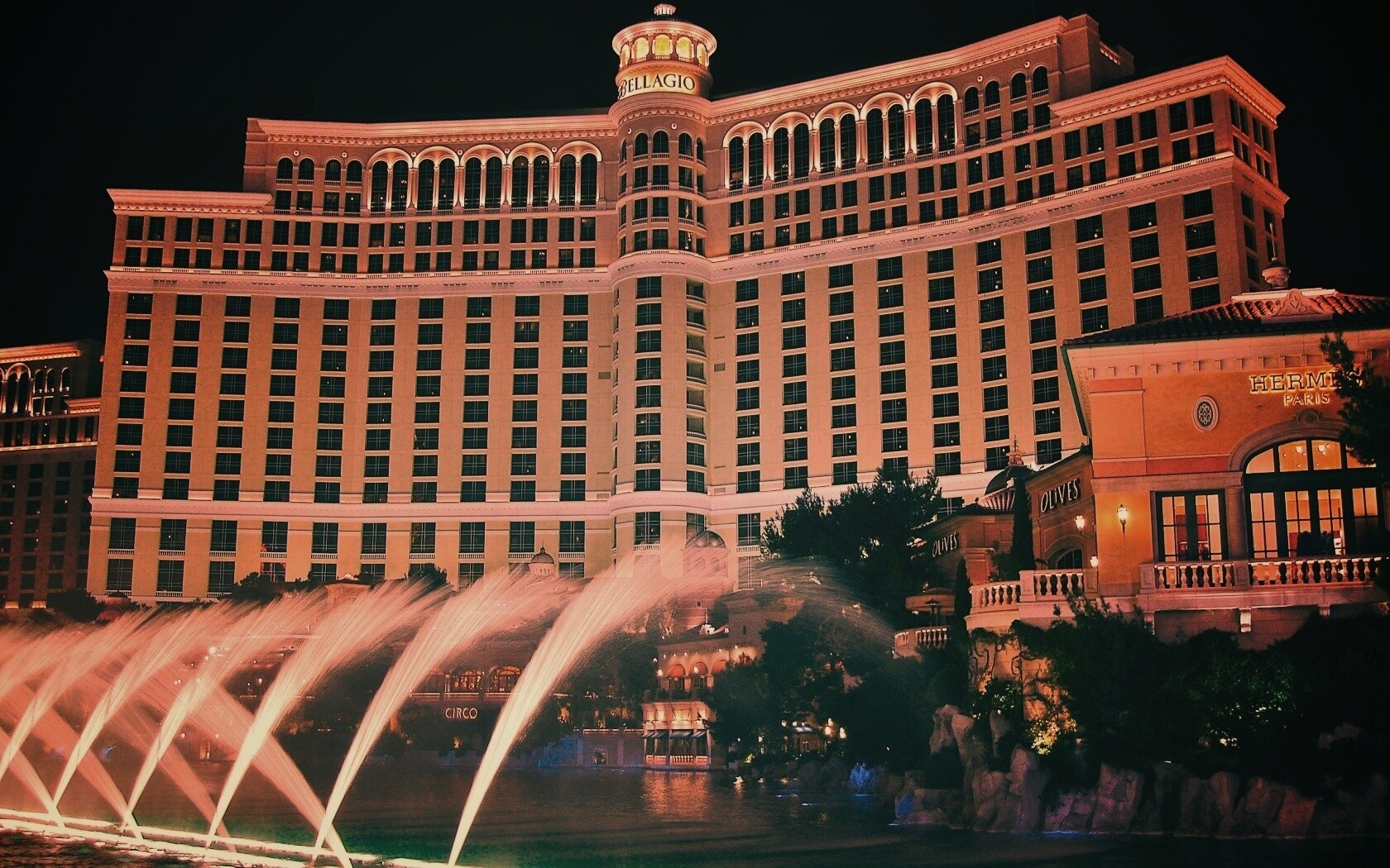 Казино Bellagio в Лас-Вегасе обои