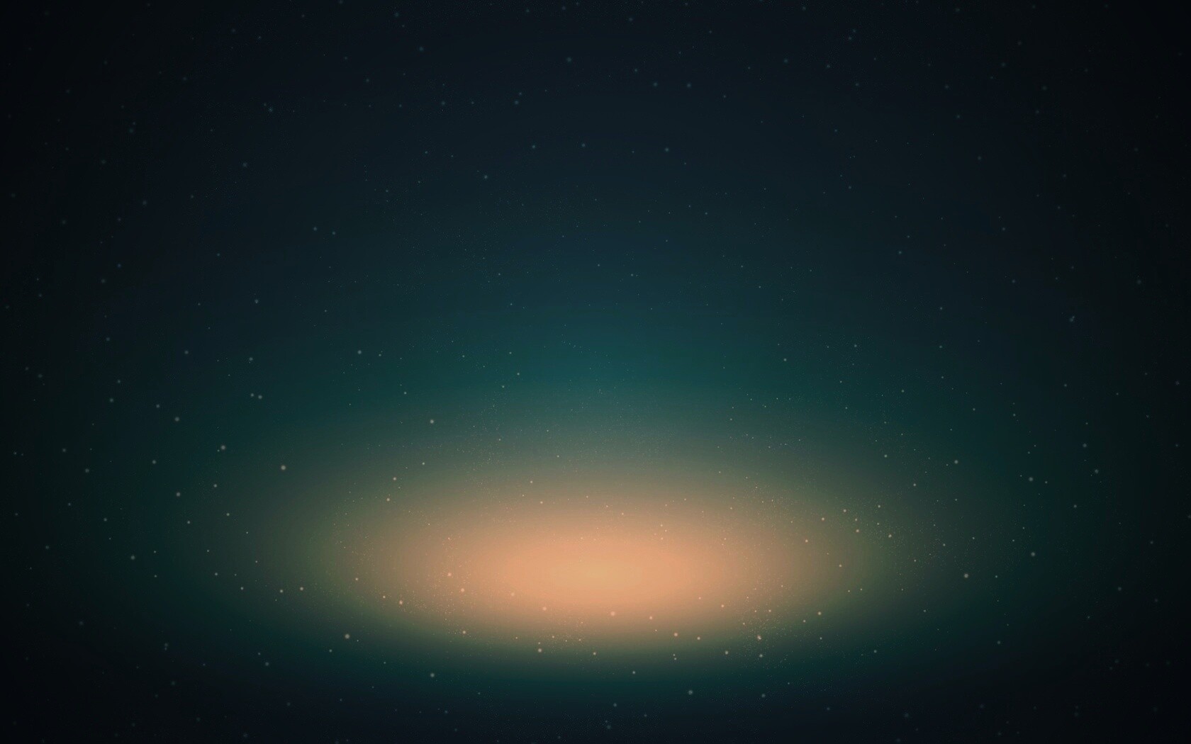 Свечение в ночном небе обои