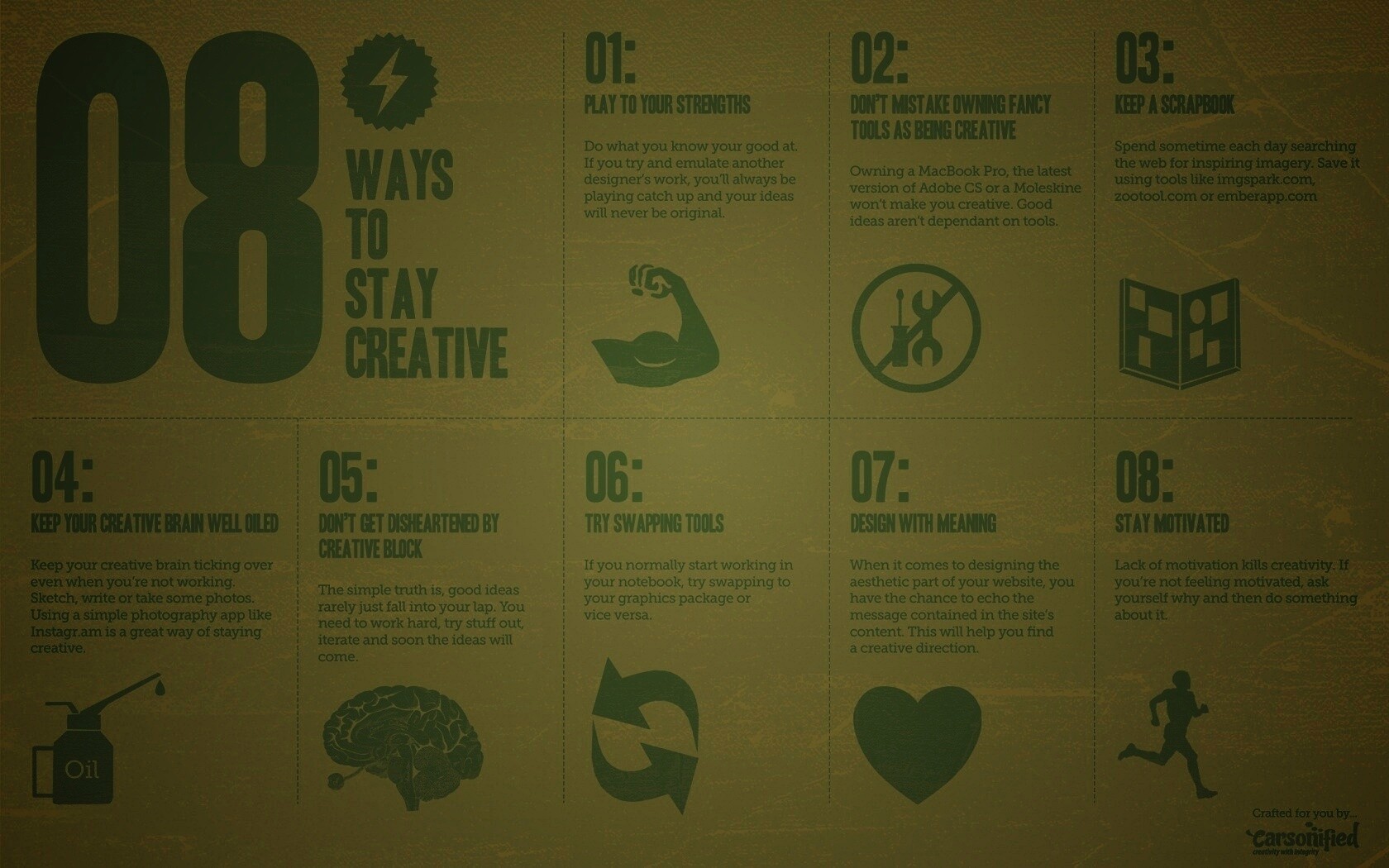 8 способов оставаться креативным обои