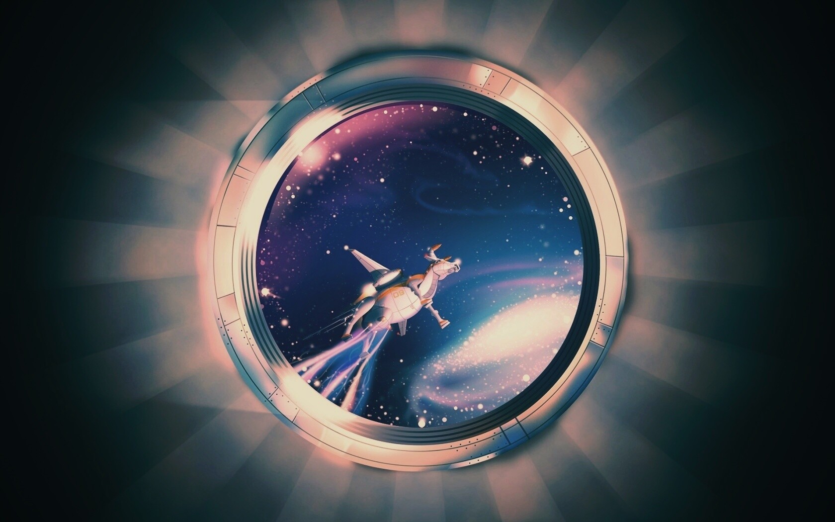 Космическая корова обои