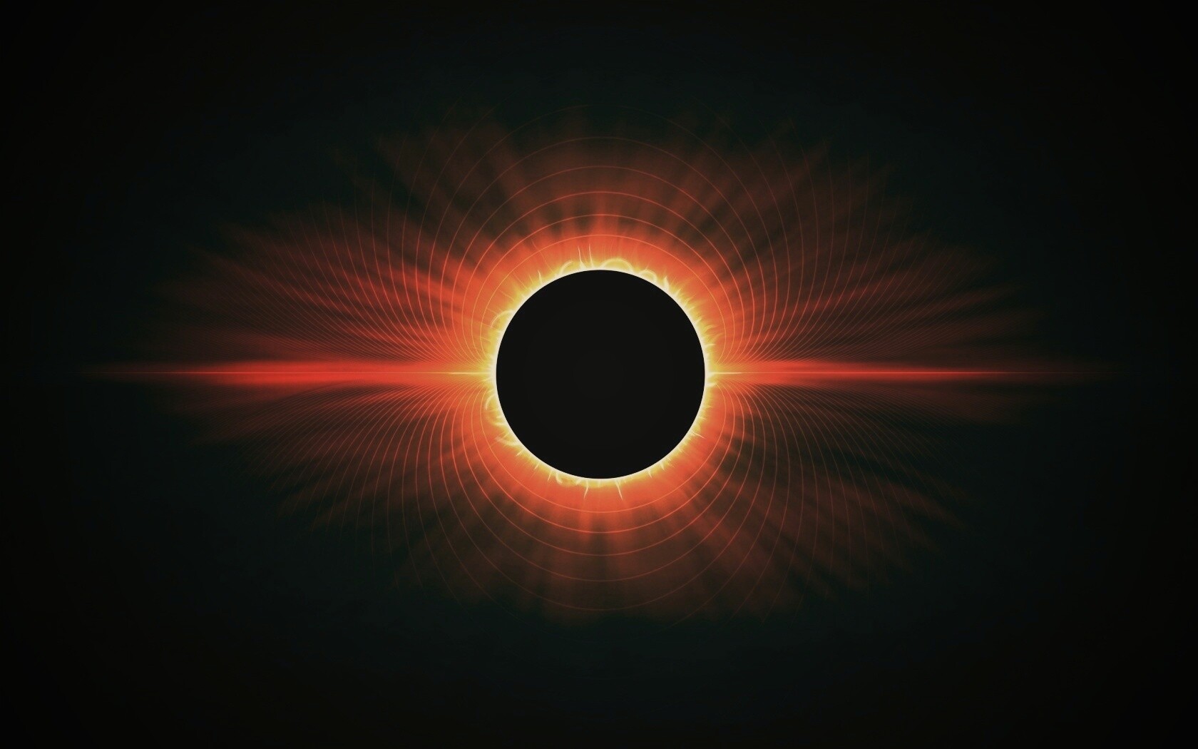 Солнецное затмение обои