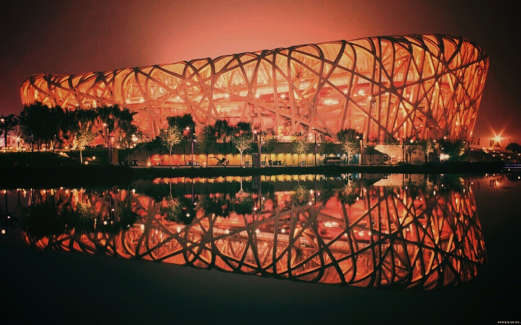 Олимпийский стадион Birds Nest обои