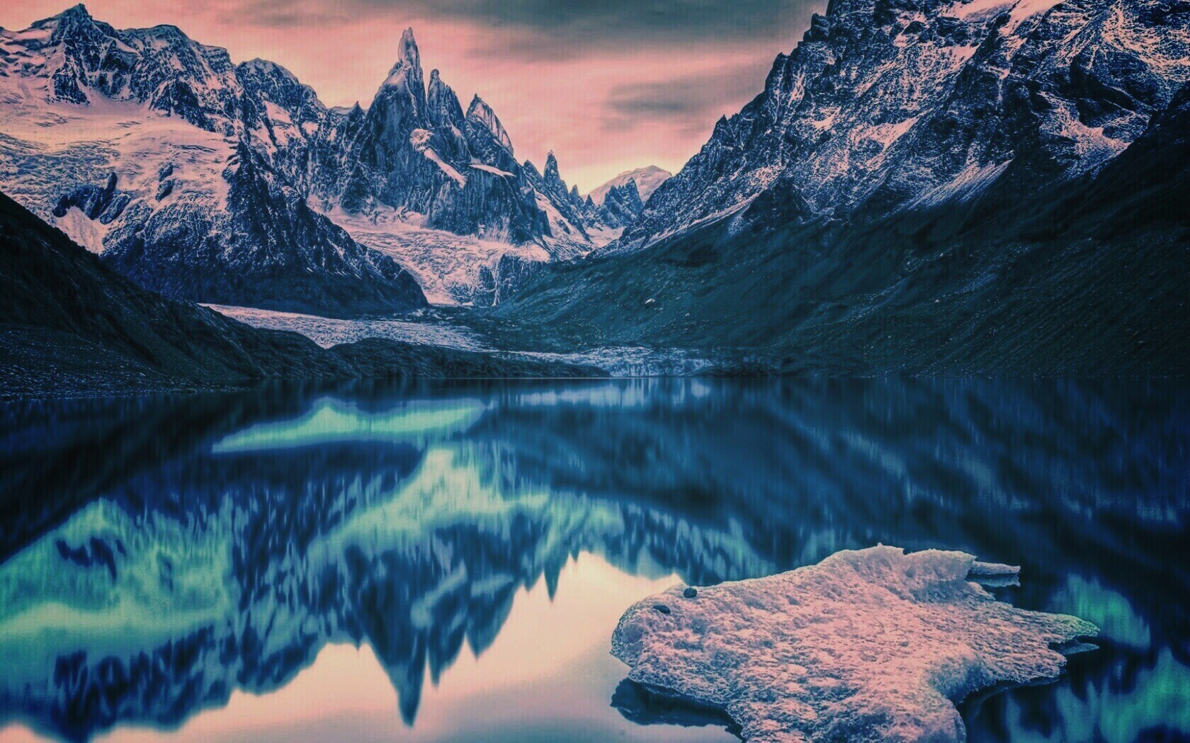 Горное озеро обои